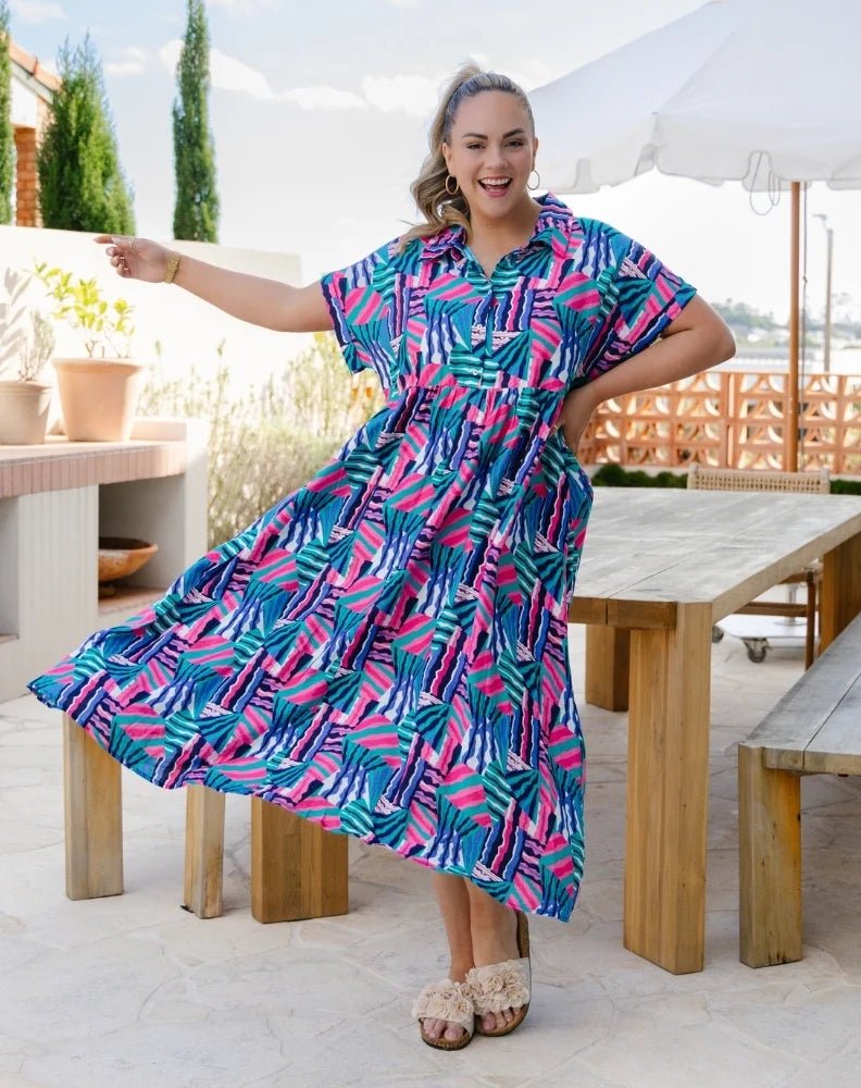 Elsie Dress (Kaleido Print) - Something For Me​​