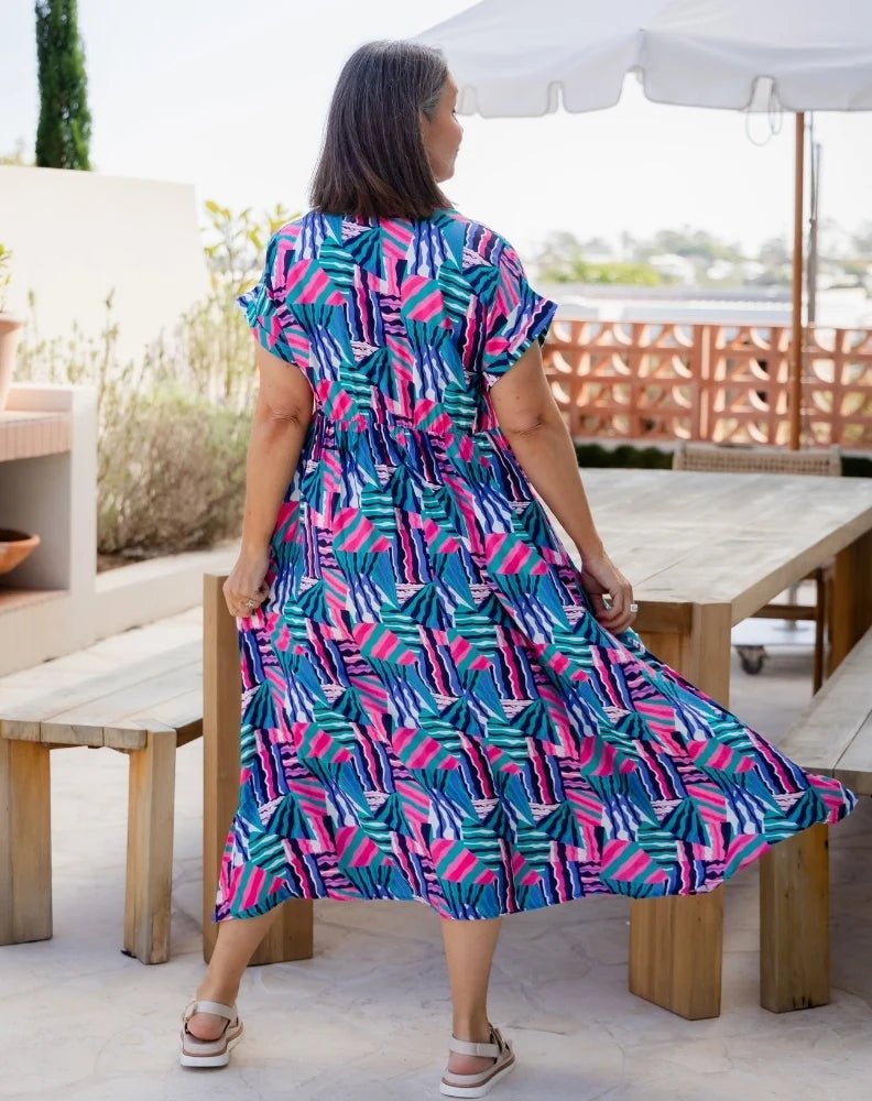 Elsie Dress (Kaleido Print) - Something For Me​​