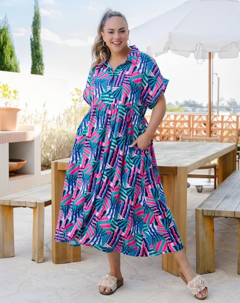 Elsie Dress (Kaleido Print) - Something For Me​​