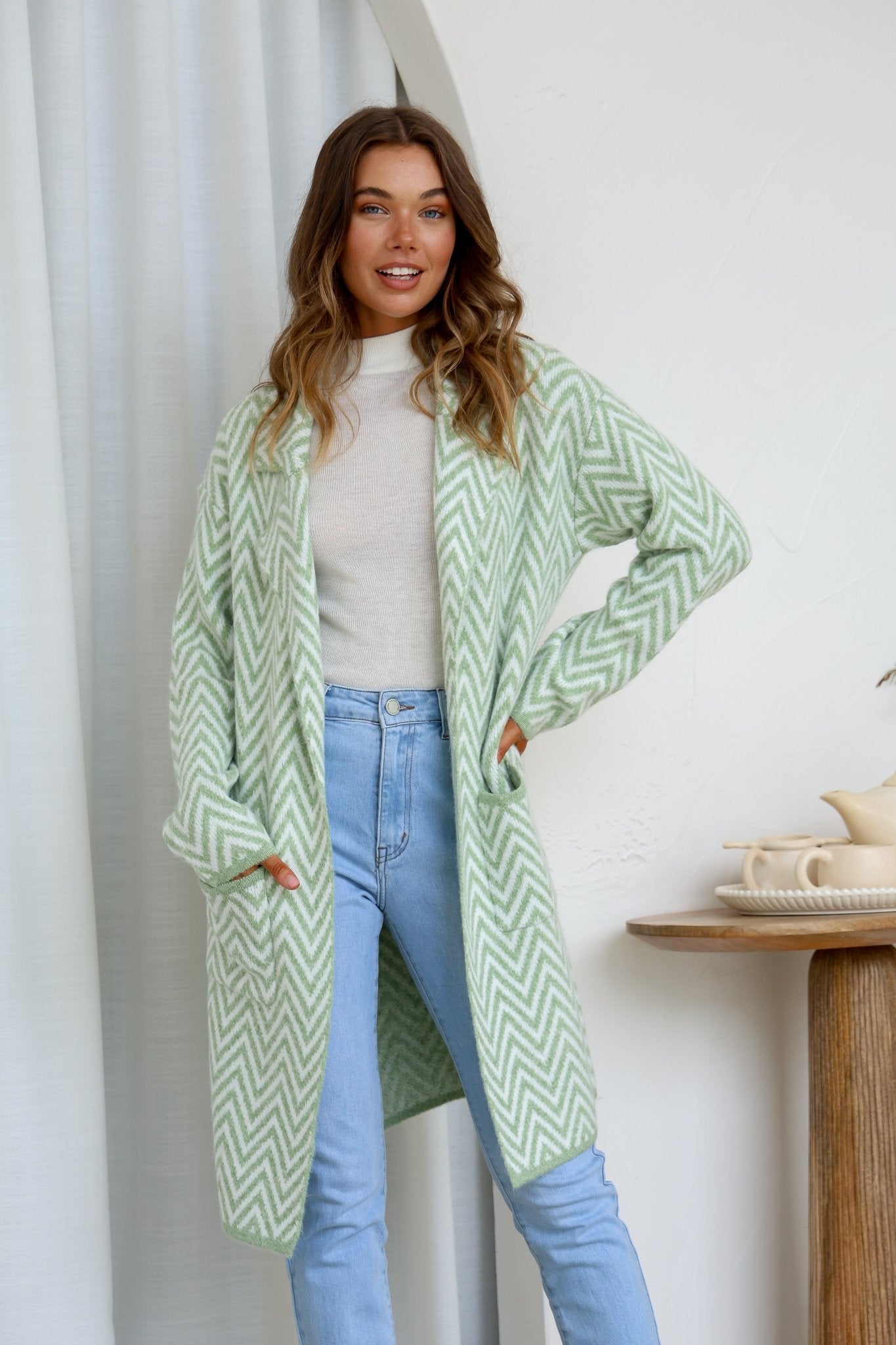Emmie Cardigan (Soft Green) - Something For Me​​
