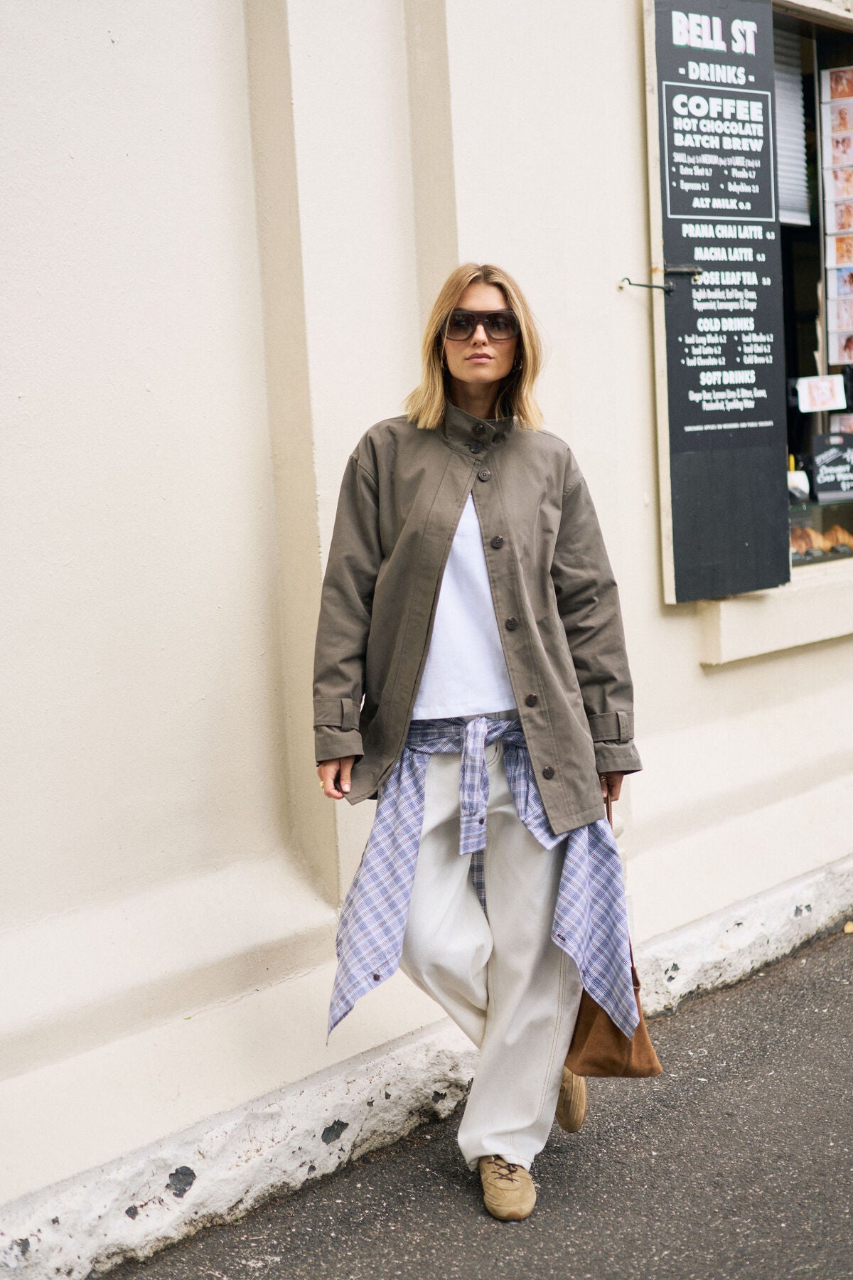 Estelle Funnel Neck Jacket (Moss) - Something For Me​​
