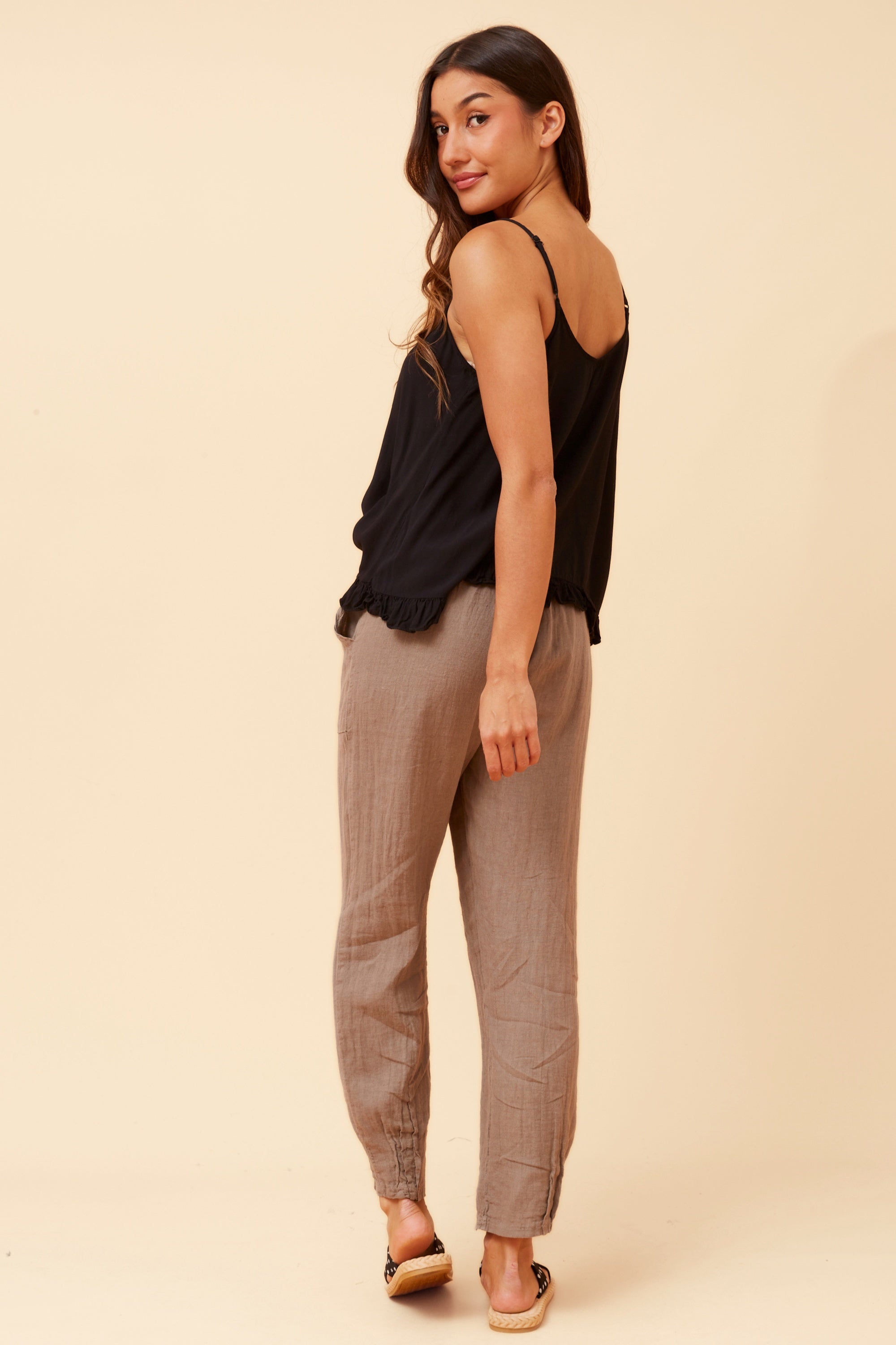 Finn Linen Pants (Fango)