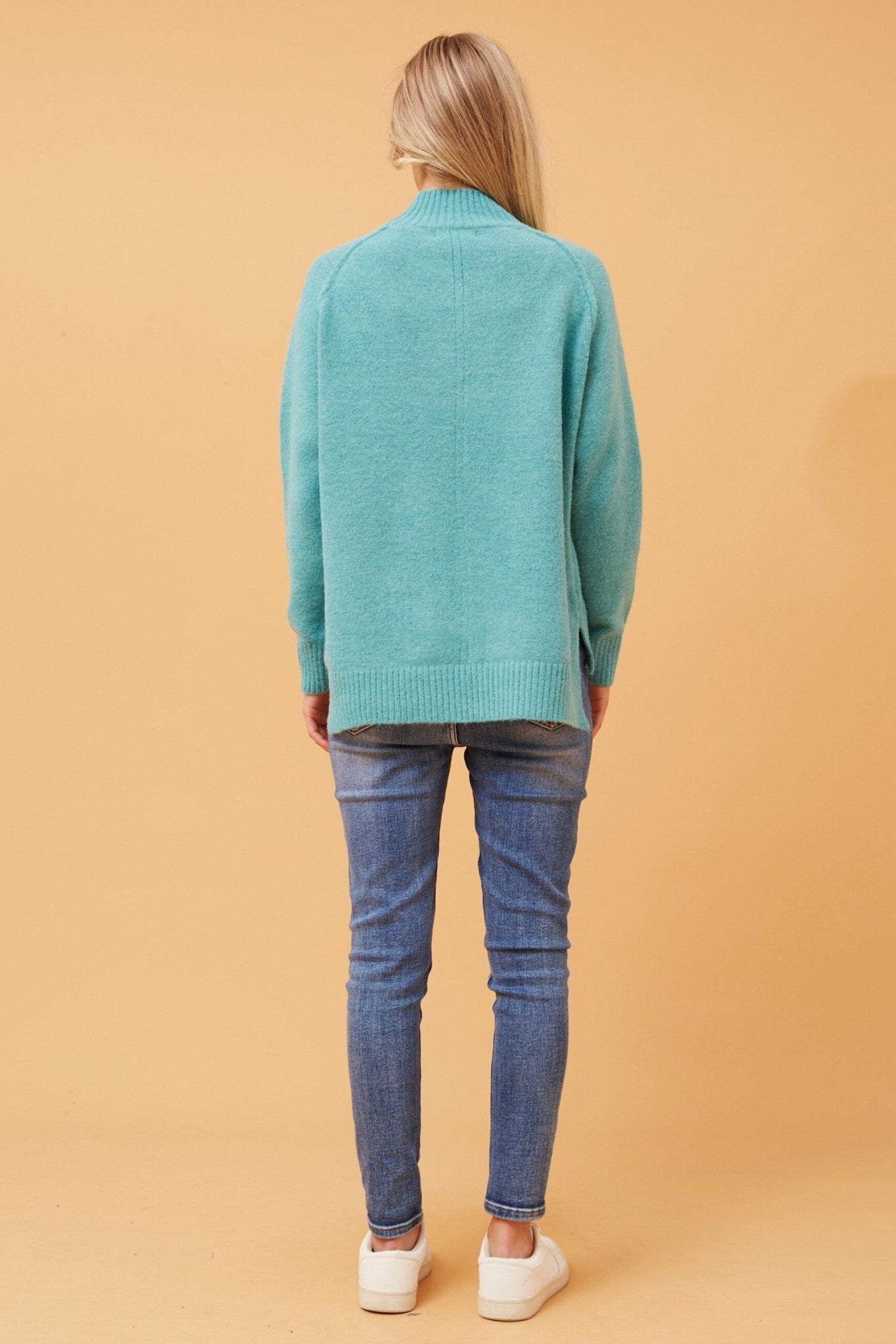 Gretchen Knit Jumper (Tiffany Blue) - Something For Me​​