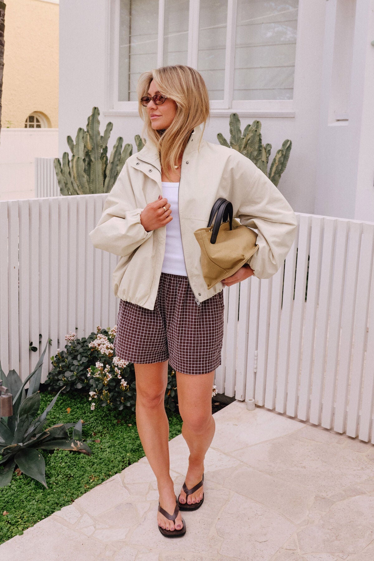 Gwen Bubble Jacket (Putty) - Something For Me​​