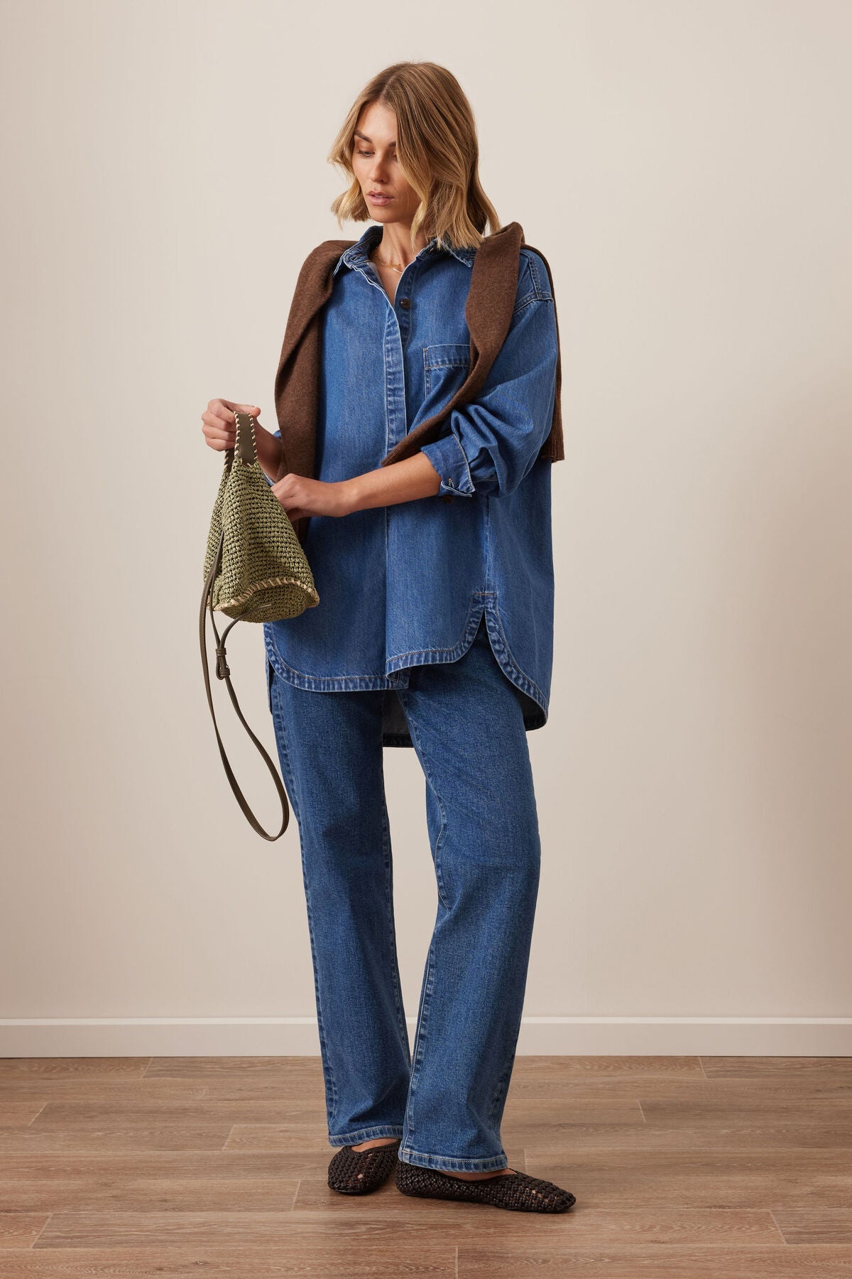 Gwynne Shirt (Fresh Indigo) - Something For Me​​