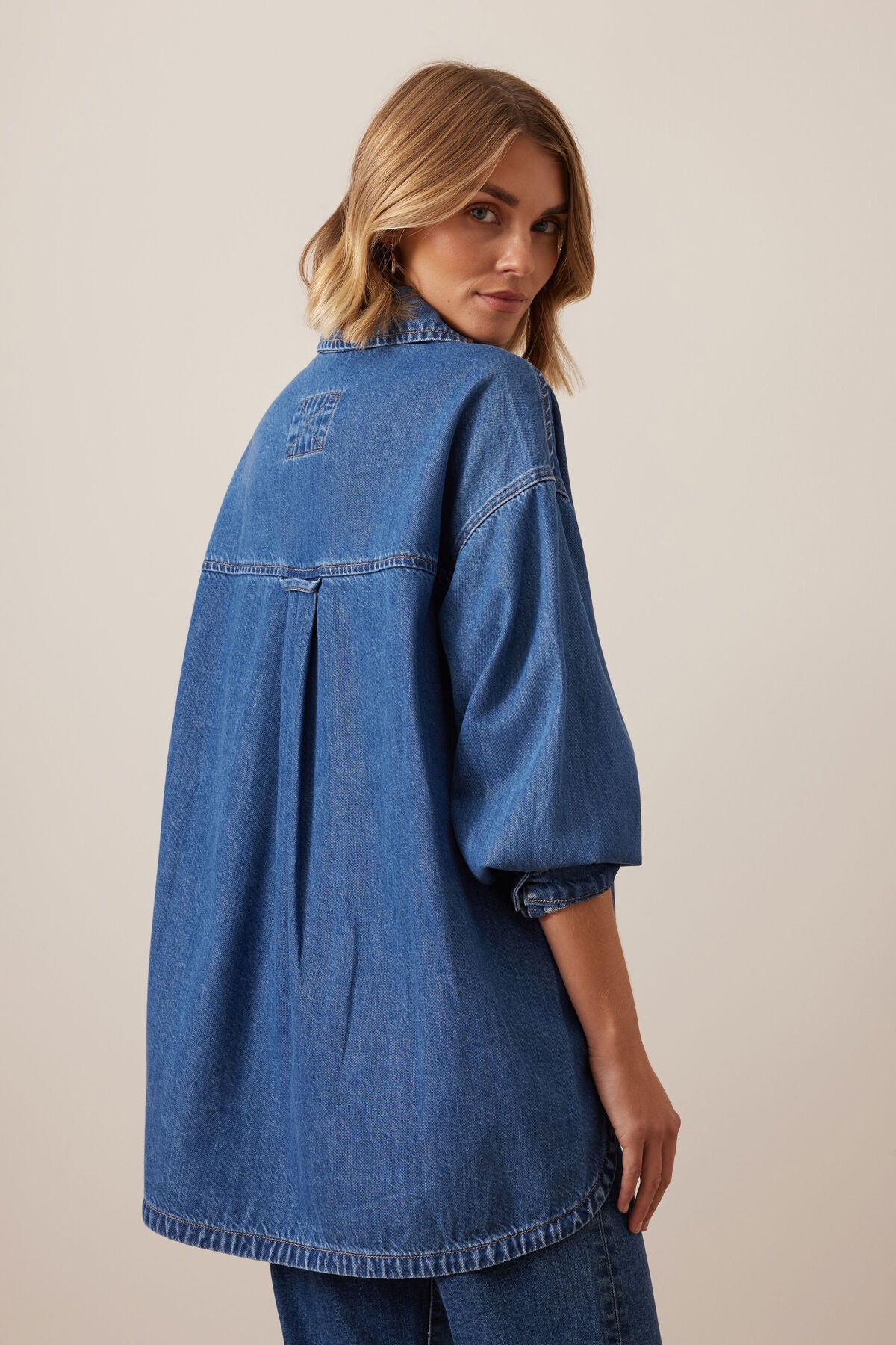 Gwynne Shirt (Fresh Indigo) - Something For Me​​