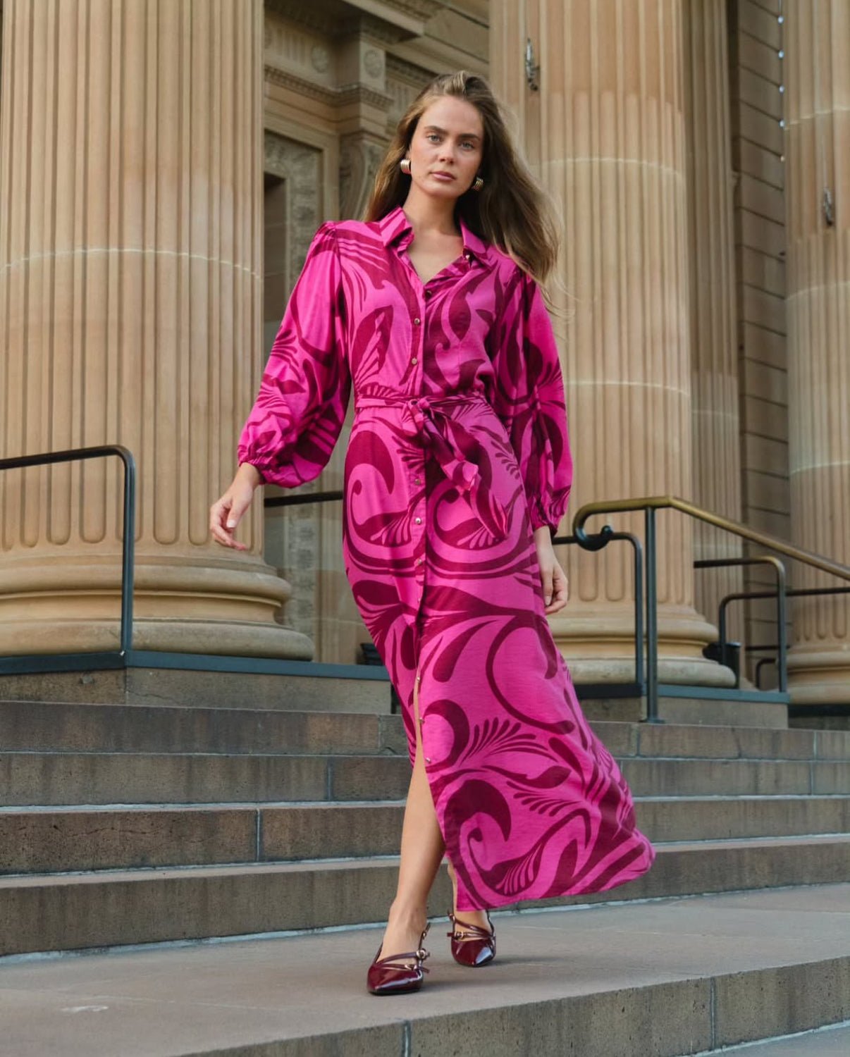 Harley Maxi Dress (Pink) - Something For Me​​
