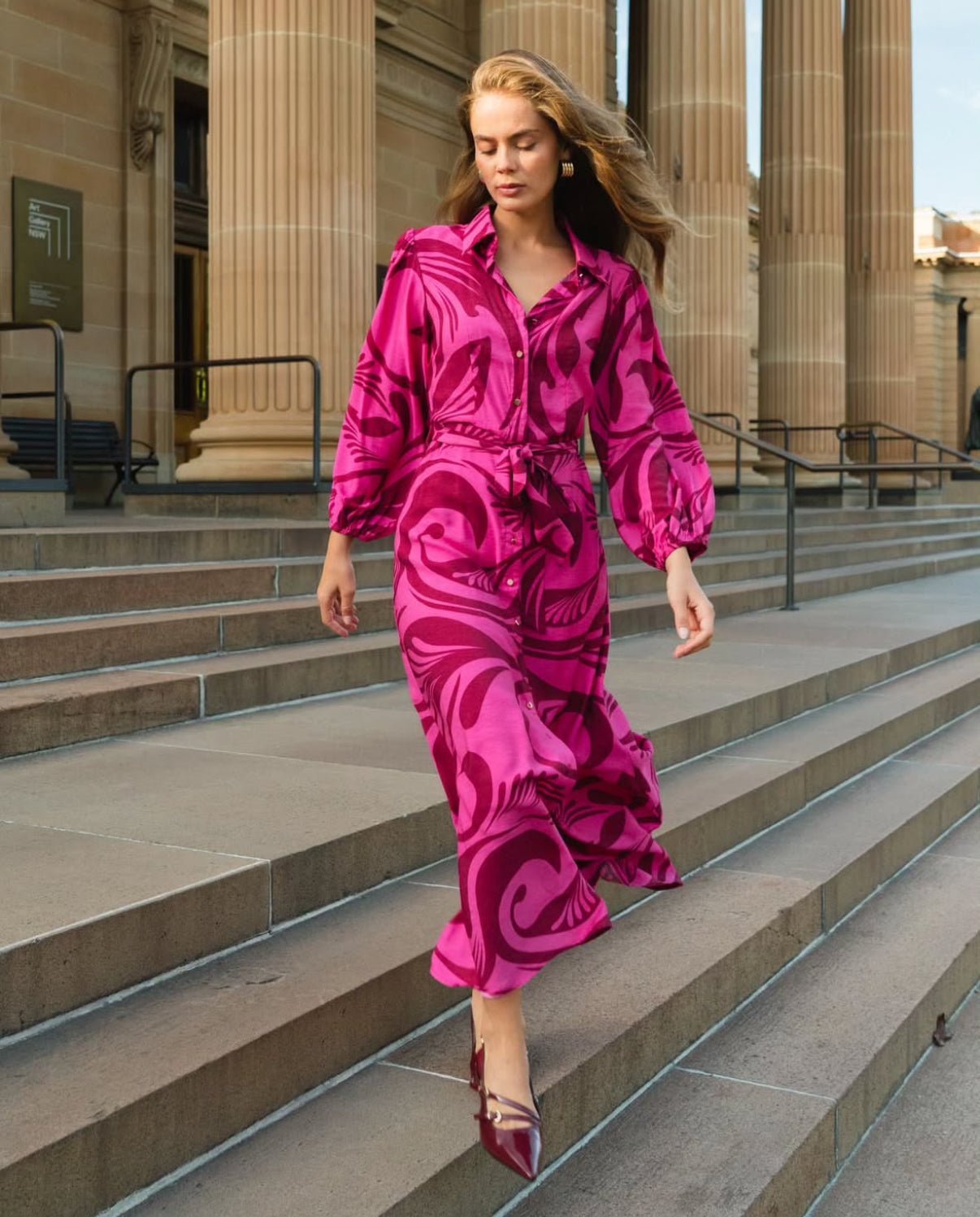 Harley Maxi Dress (Pink) - Something For Me​​