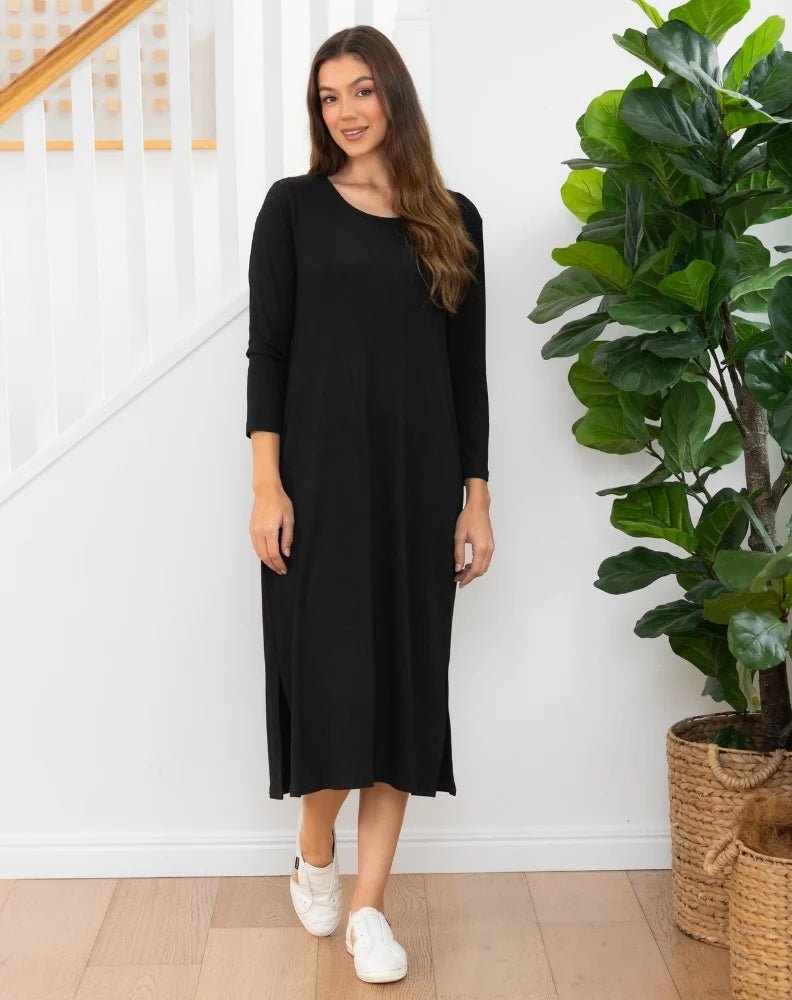 Harlow Dress (Black) - Something For Me​​