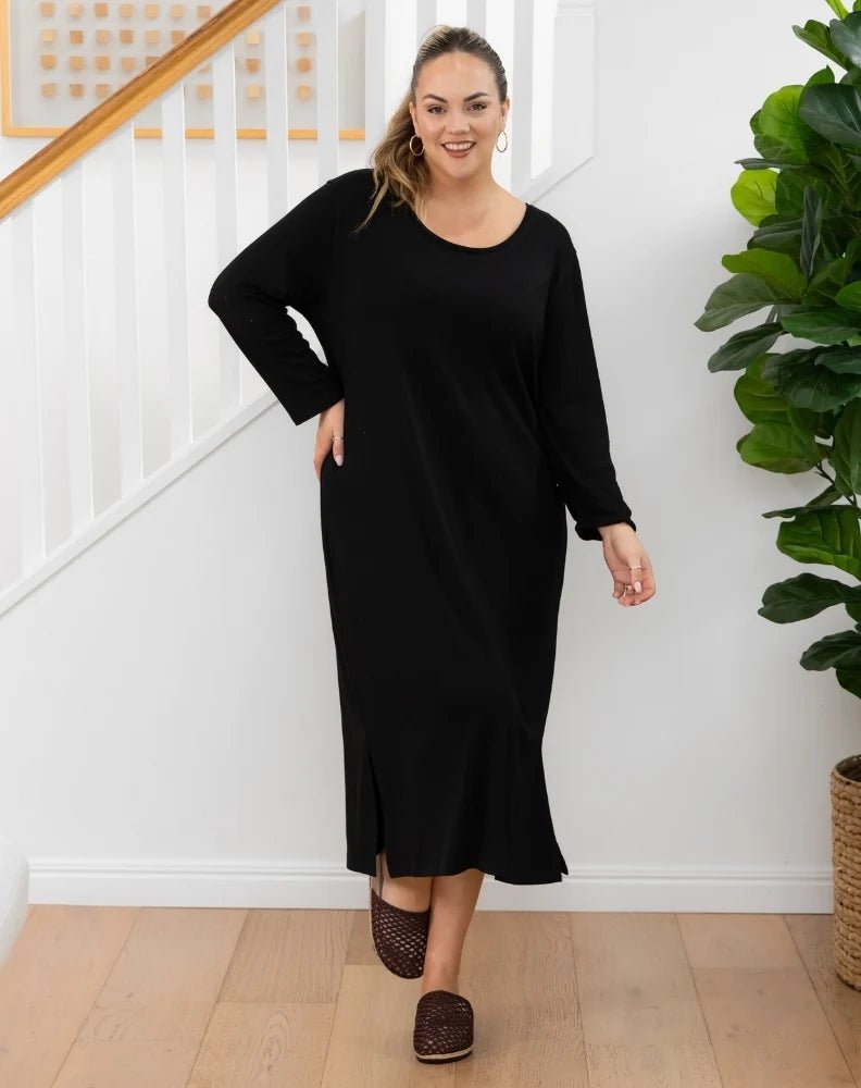 Harlow Dress (Black) - Something For Me​​