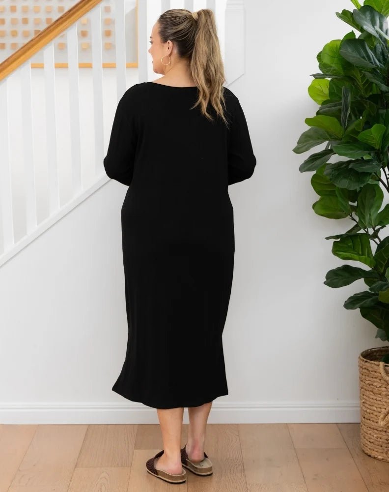 Harlow Dress (Black) - Something For Me​​