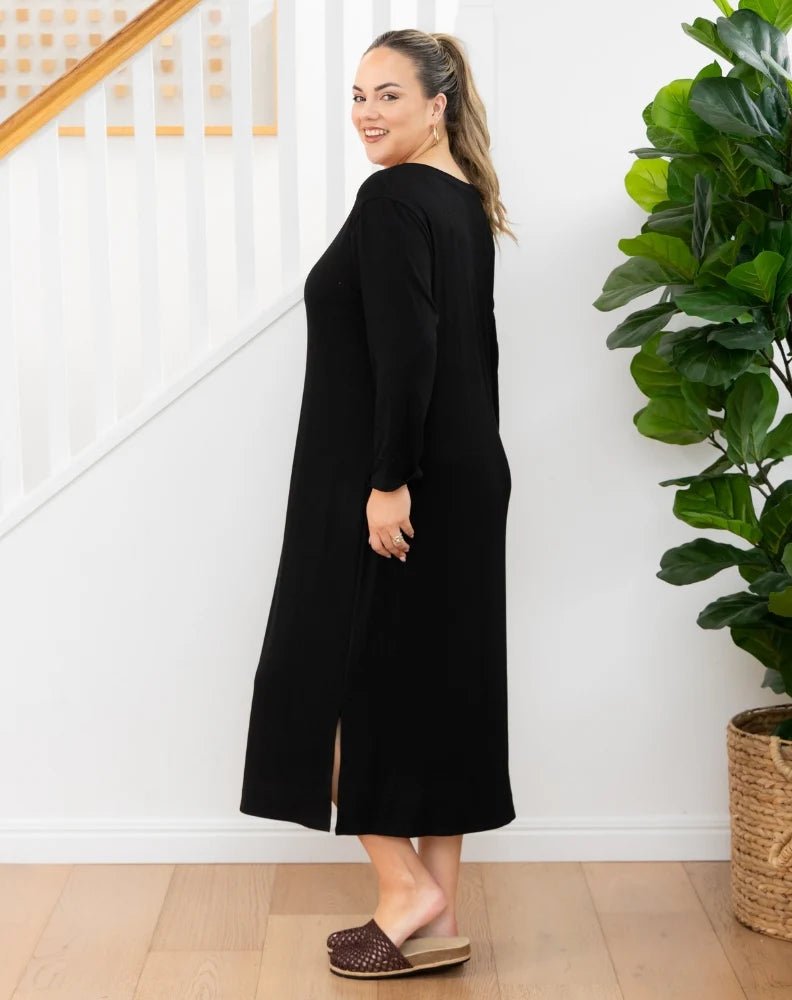 Harlow Dress (Black) - Something For Me​​