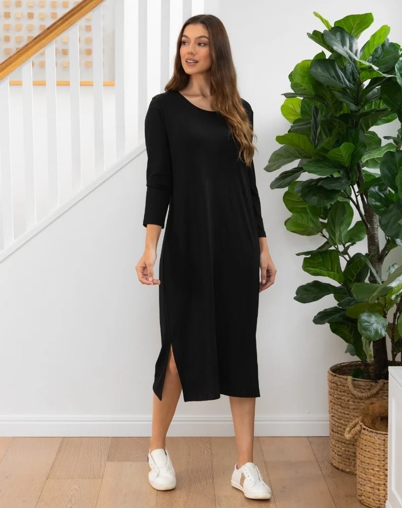 Harlow Dress (Black) - Something For Me​​