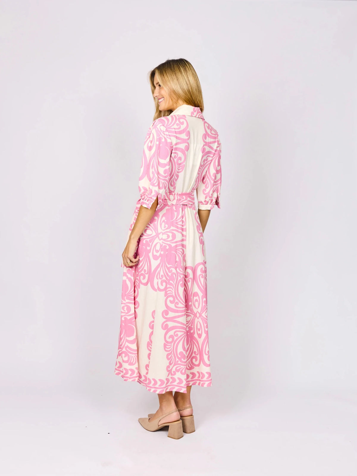 Hattie Dress (Pink Floral) - Something For Me​​