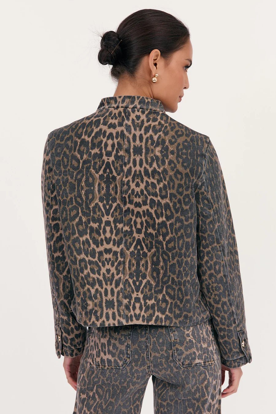 Heather Leopard Print Jacket - Something For Me​​