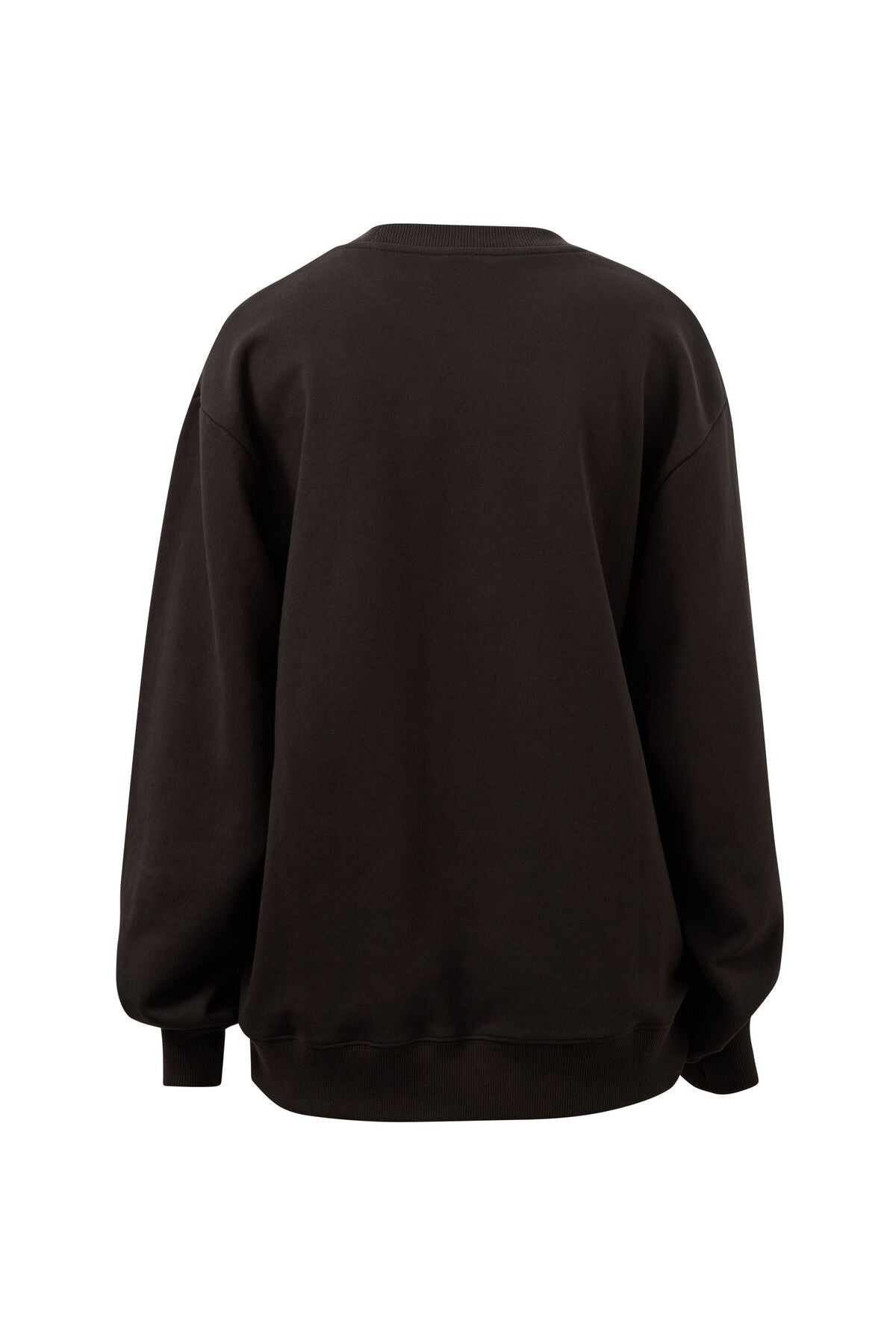 Isla Oversized Slouchy Crew (Phantom/White Heritage Outline) - Something For Me​​
