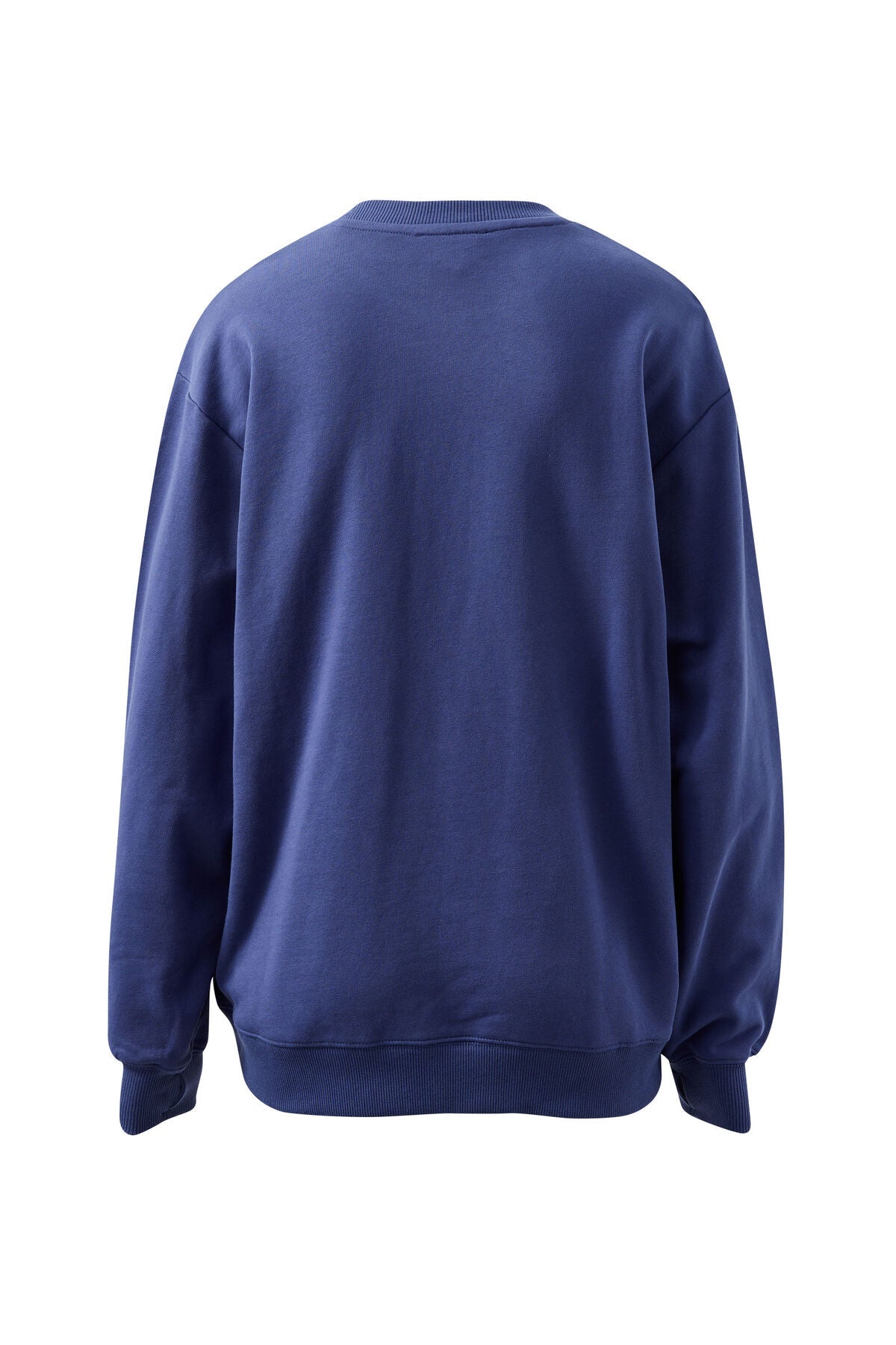 Isla Oversized Slouchy Crew (Washed Navy White Heritage Logo) - Something For Me​​