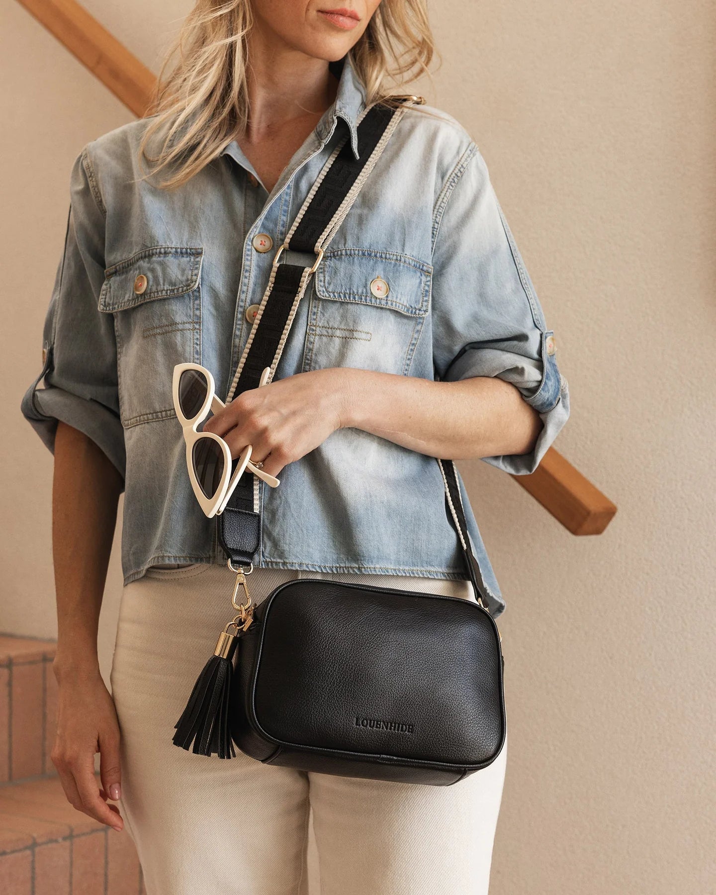 Jacinta Gia Crossbody Bag (Black) - Something For Me​​