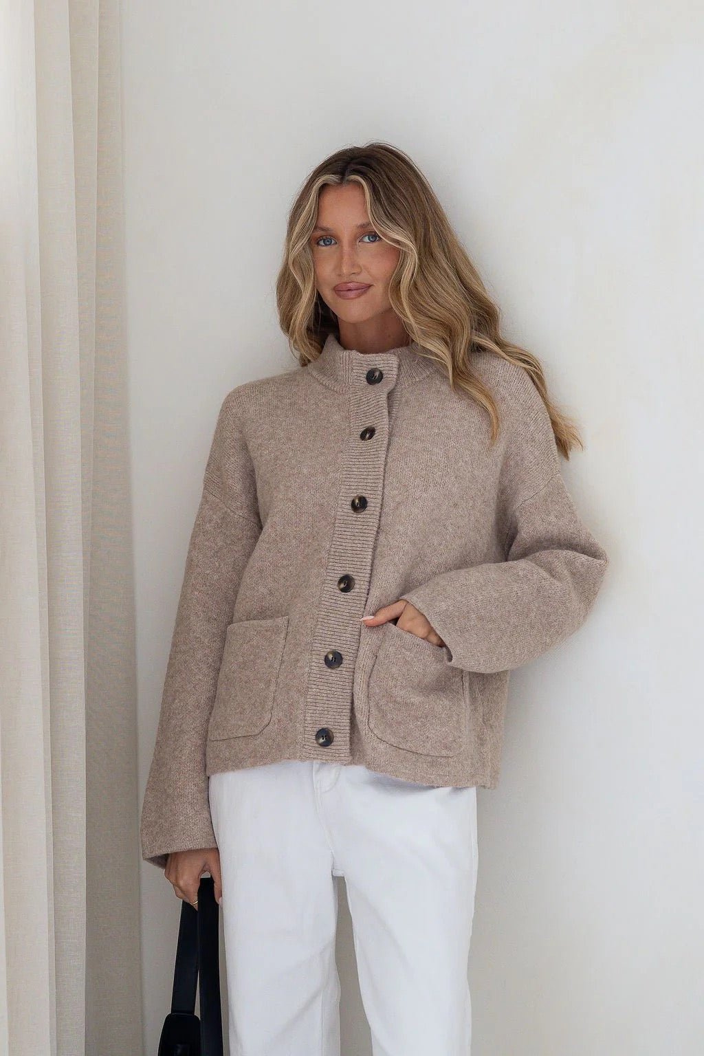 Jennifer Cardigan (Taupe) - Something For Me​​