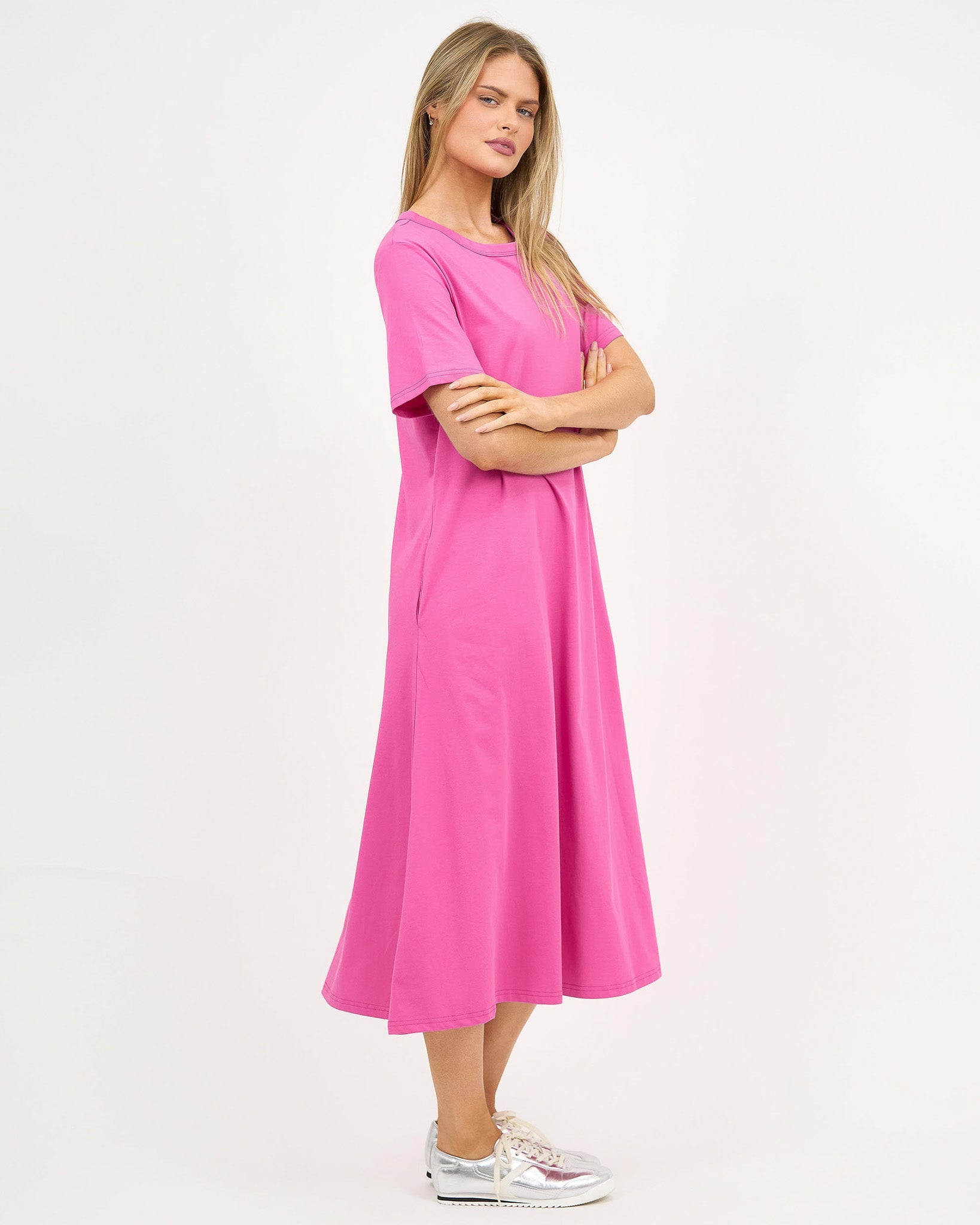 Jersey Dress (Magenta) - Something For Me​​