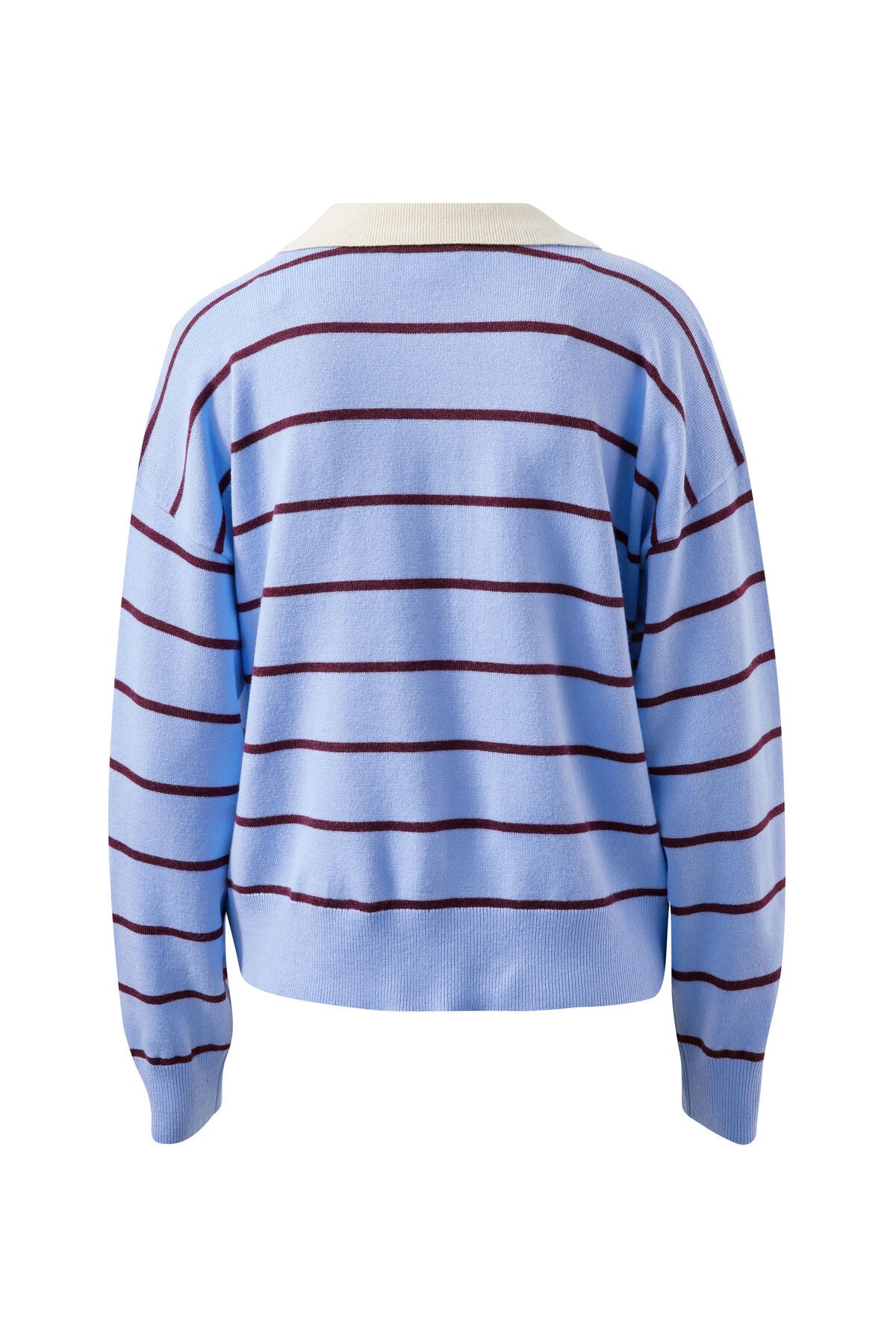 Jessa Rugby Knit (Sky Blue Stripe) - Something For Me​​
