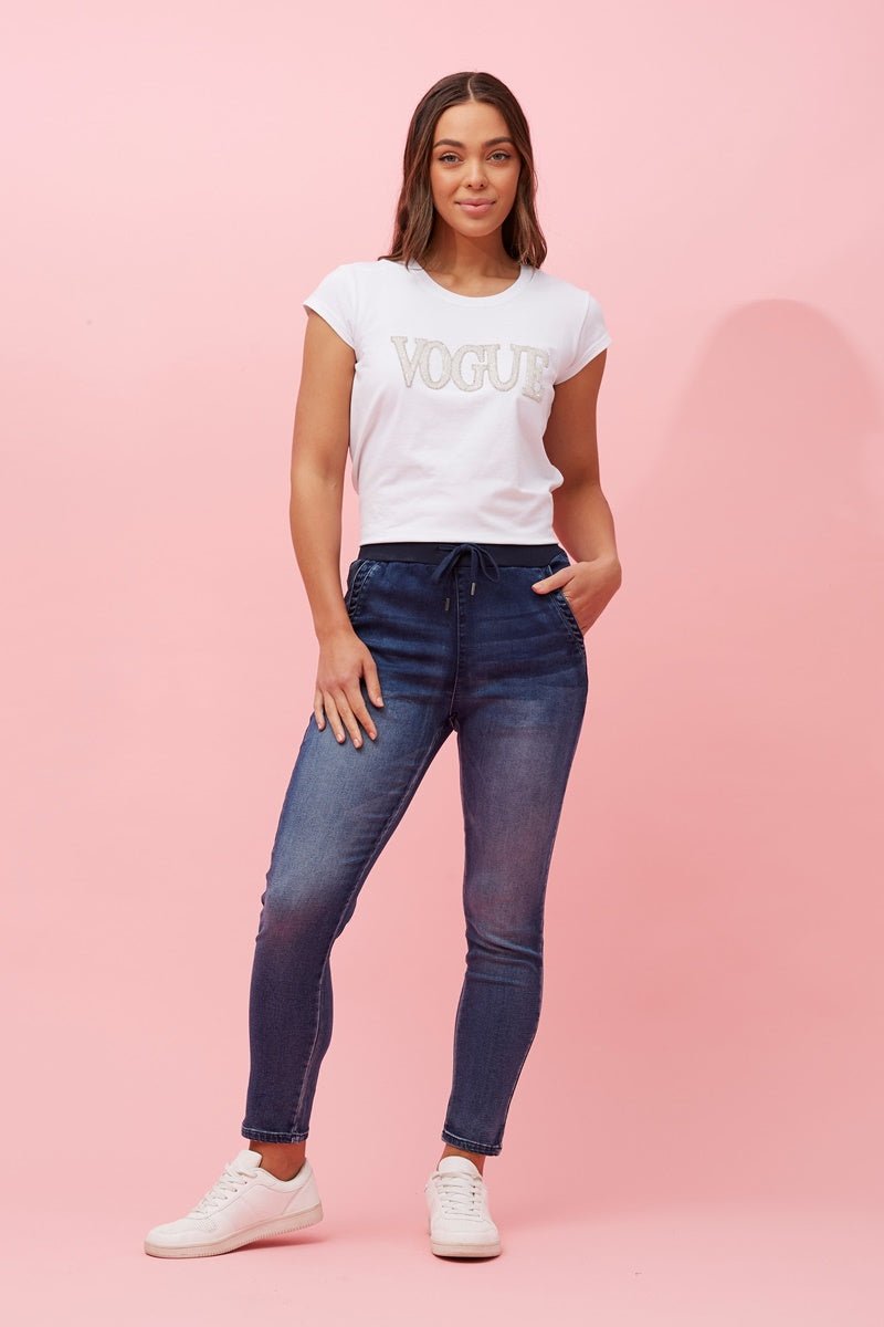 Jill Jogger Pants (Denim) - Something For Me​​
