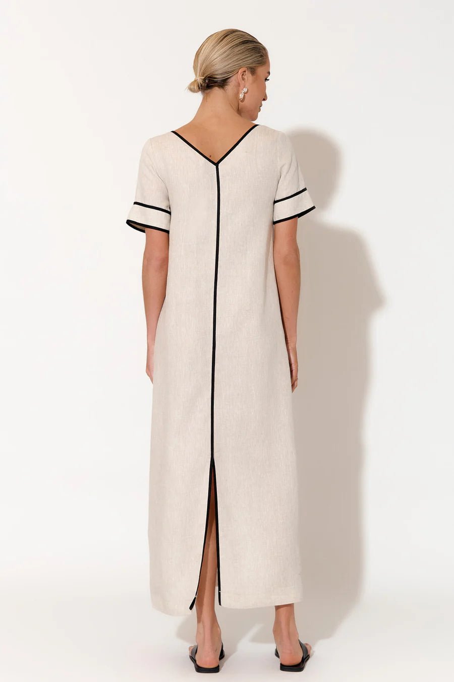 Juniper Contrast Maxi Dress (Natural) - Something For Me​​
