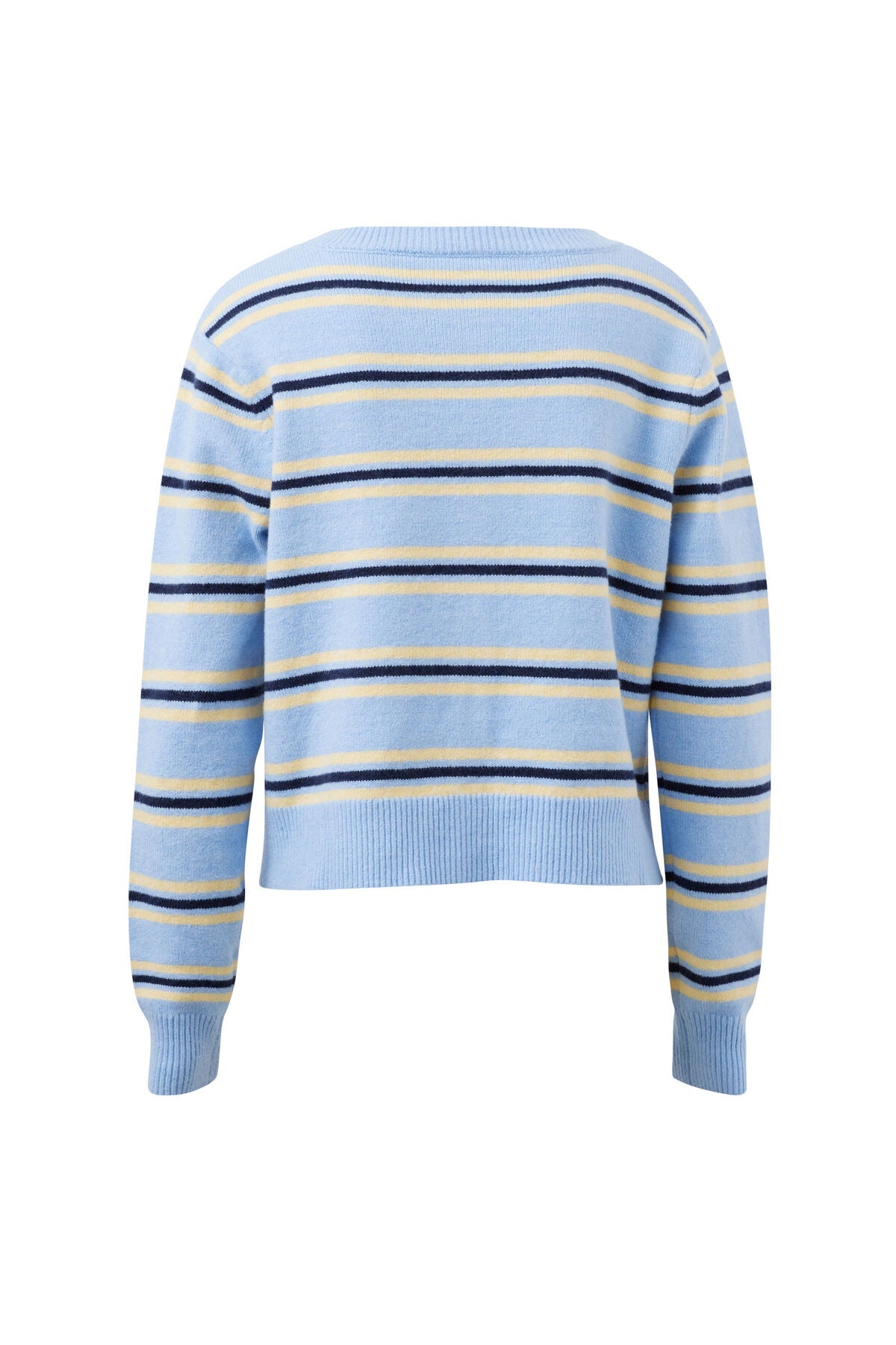 Laine Long Sleeve Knit Cardi (Blue Stripe) - Something For Me​​