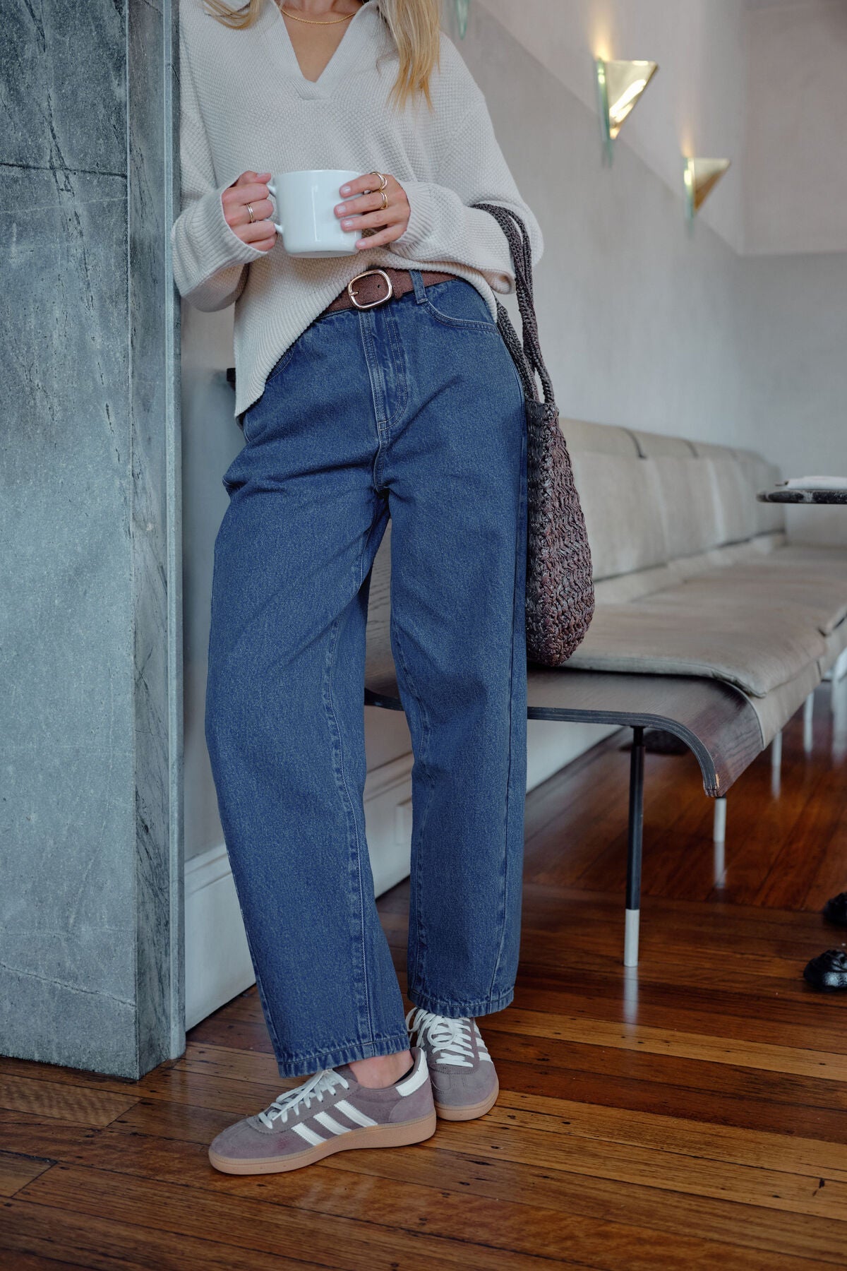 Leah Tapered Barrel Jean (Fresh Indigo) - Something For Me​​