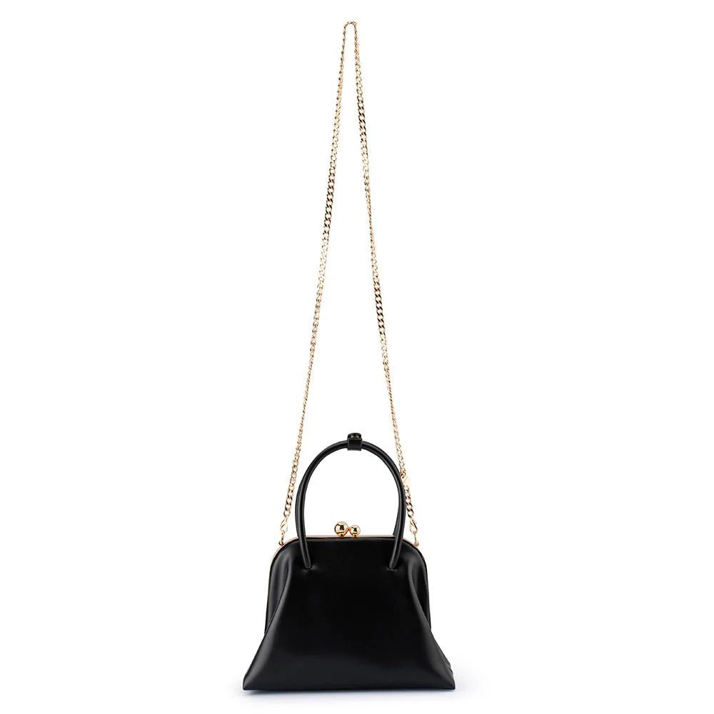 Leandra Top Handle Bag (Black) - Something For Me​​