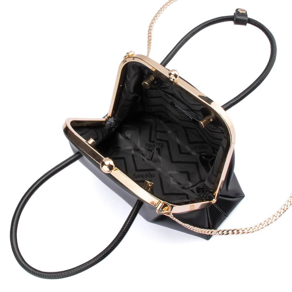 Leandra Top Handle Bag (Black) - Something For Me​​