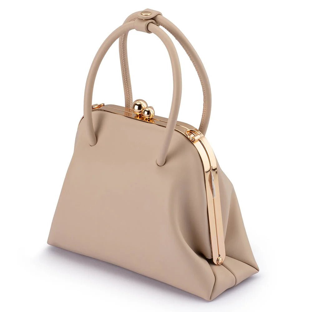 Leandra Top Handle Bag (Natural) - Something For Me​​