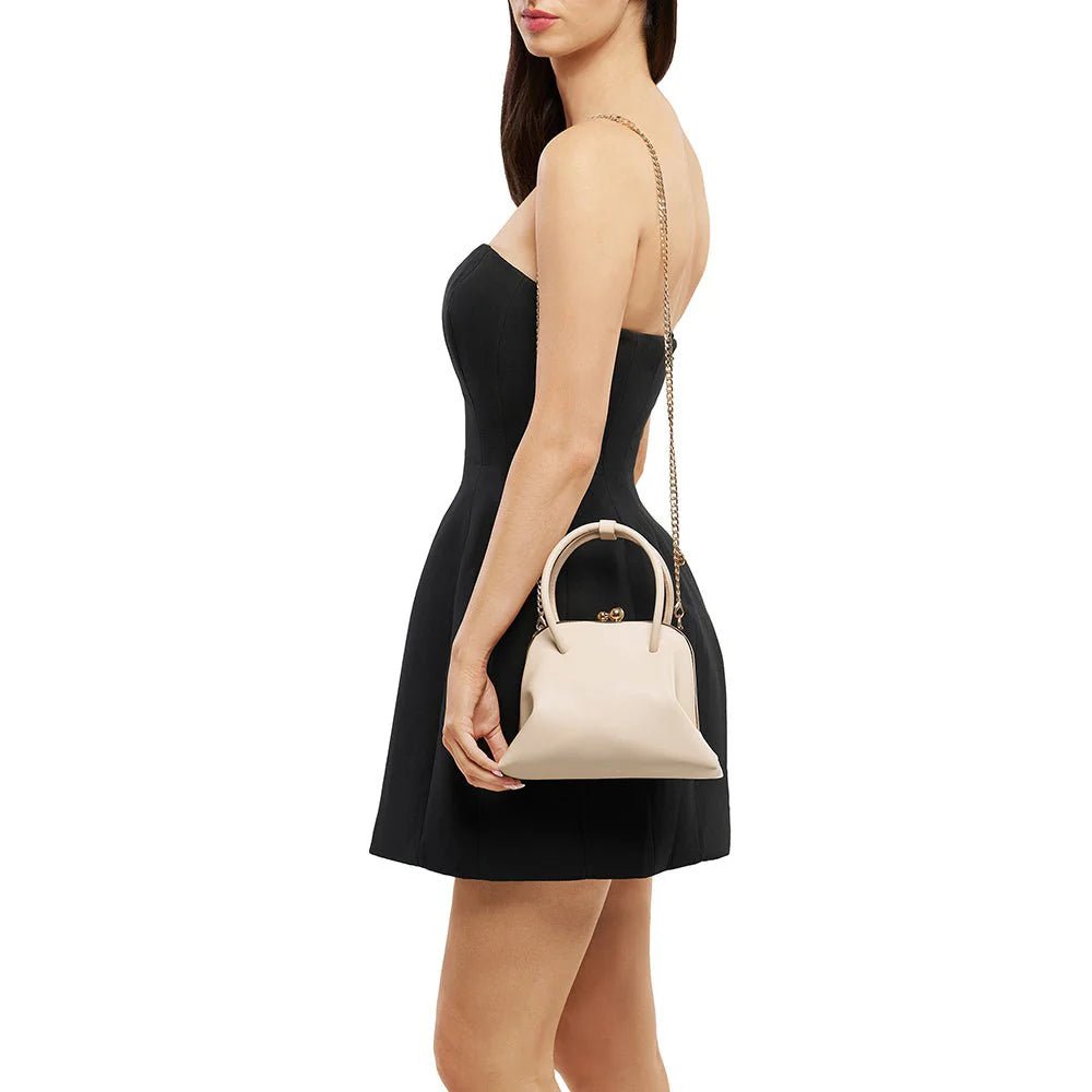 Leandra Top Handle Bag (Natural) - Something For Me​​