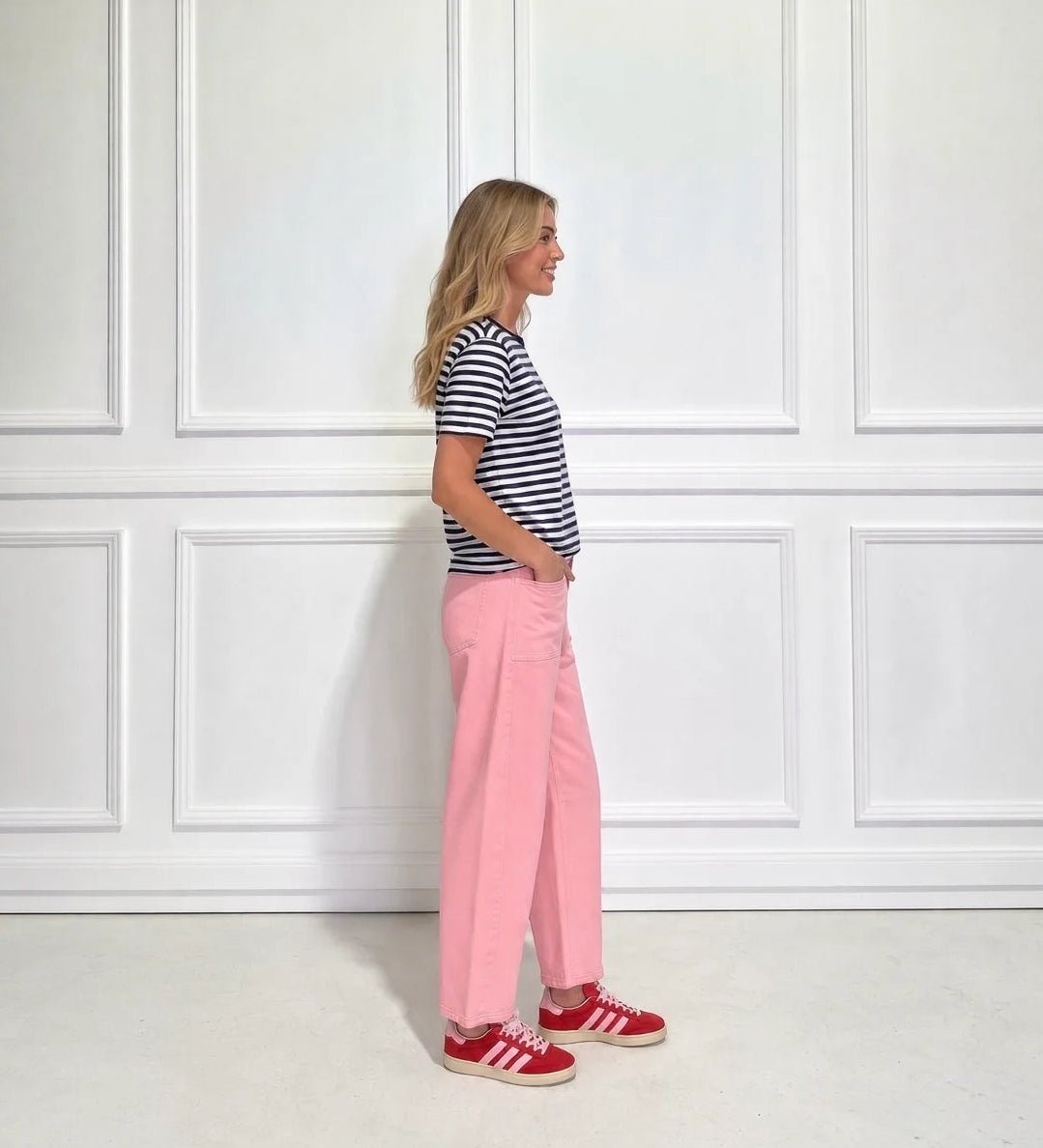 Leo Barrel Jeans (Sand Blush) - Something For Me​​