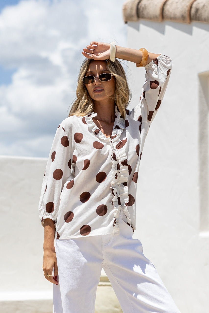 Lizzie Shirt (White) - Something For Me​​