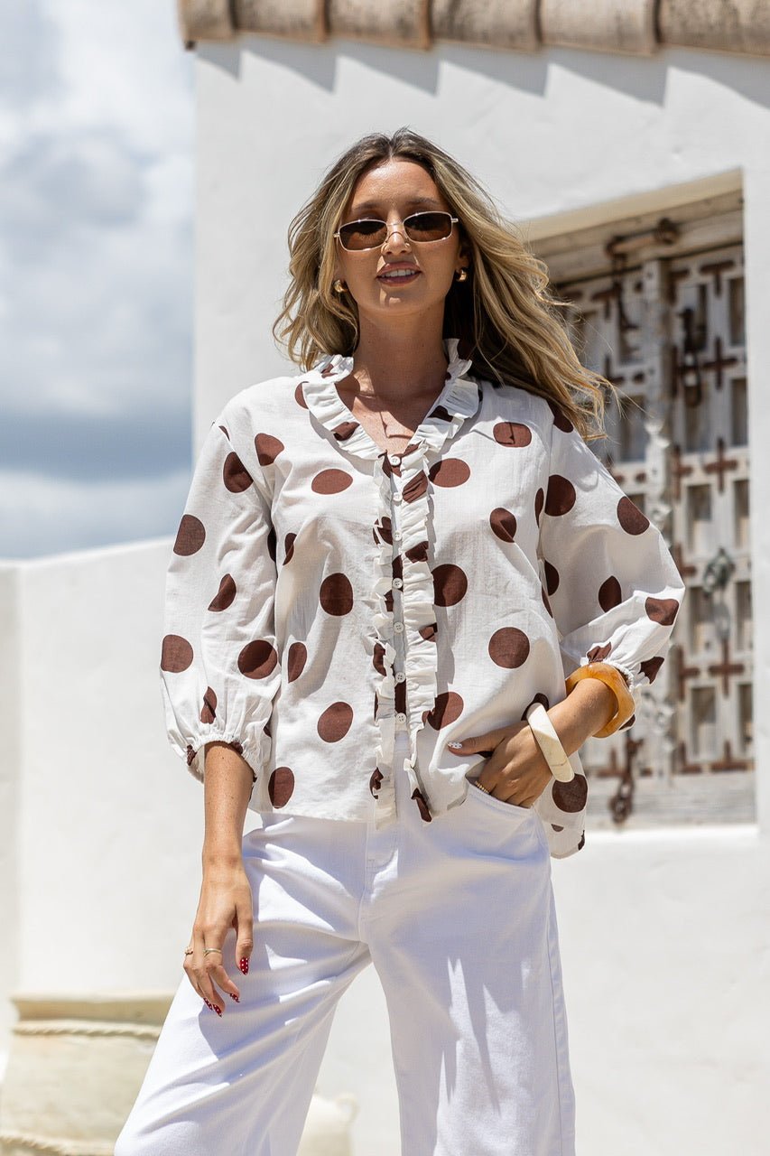 Lizzie Shirt (White) - Something For Me​​