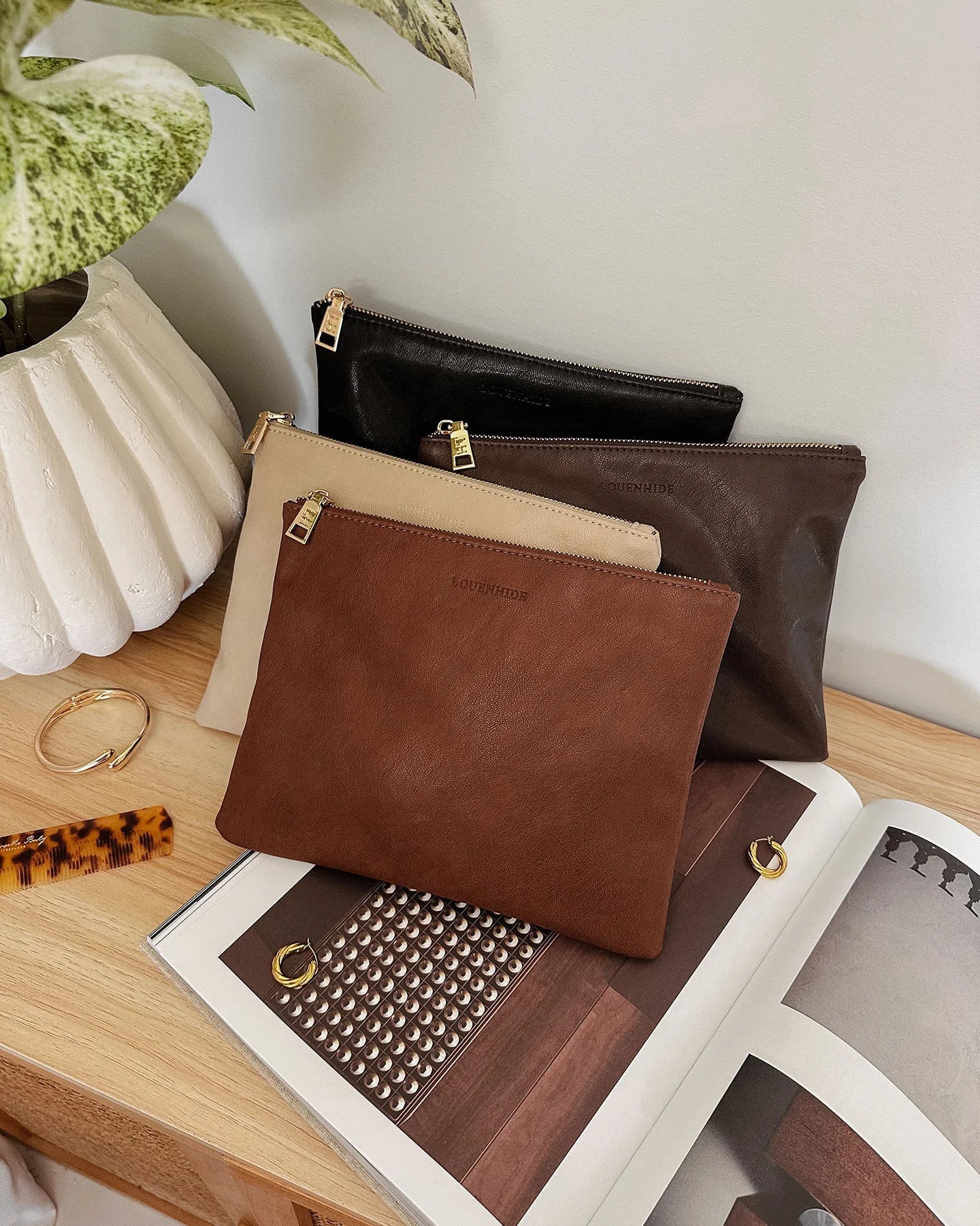 Louie Pouch (Saddle Black) - Something For Me​​