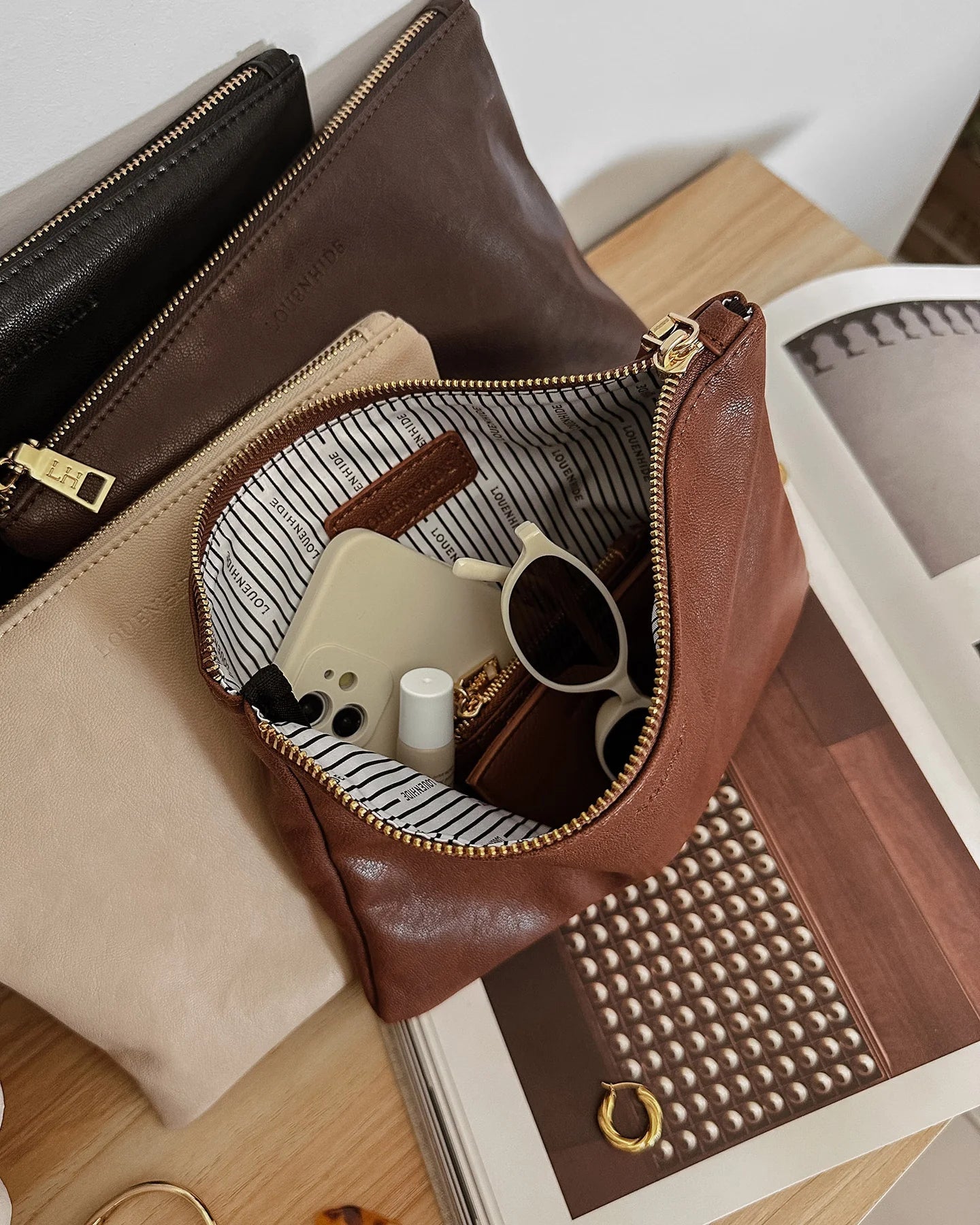 Louie Pouch (Saddle Chocolate) - Something For Me​​