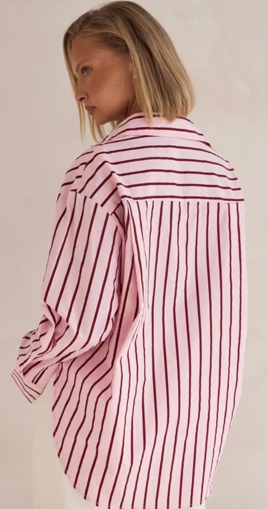 Lucy Red Stripe Shirt - Something For Me​​