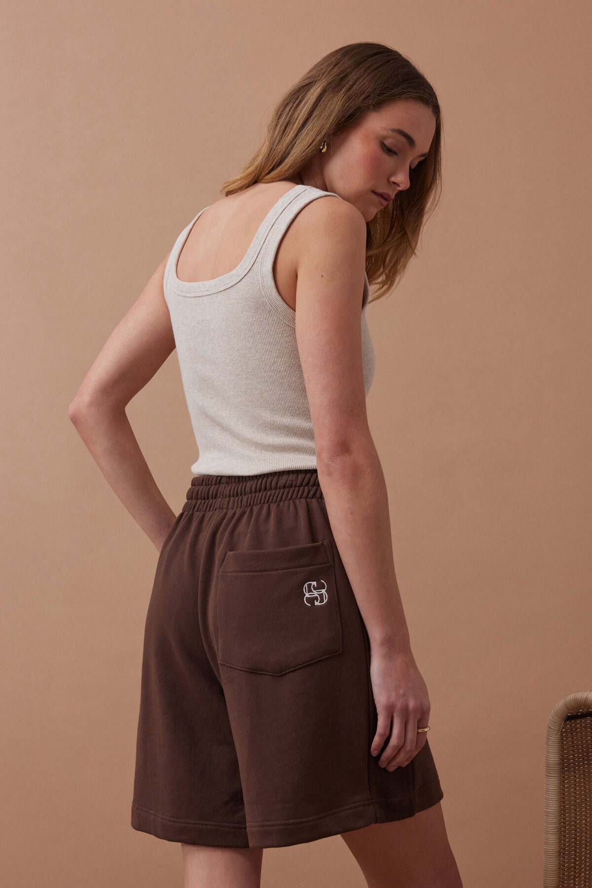 Lulu Reverse Panel Short (Chocolate) - Something For Me​​