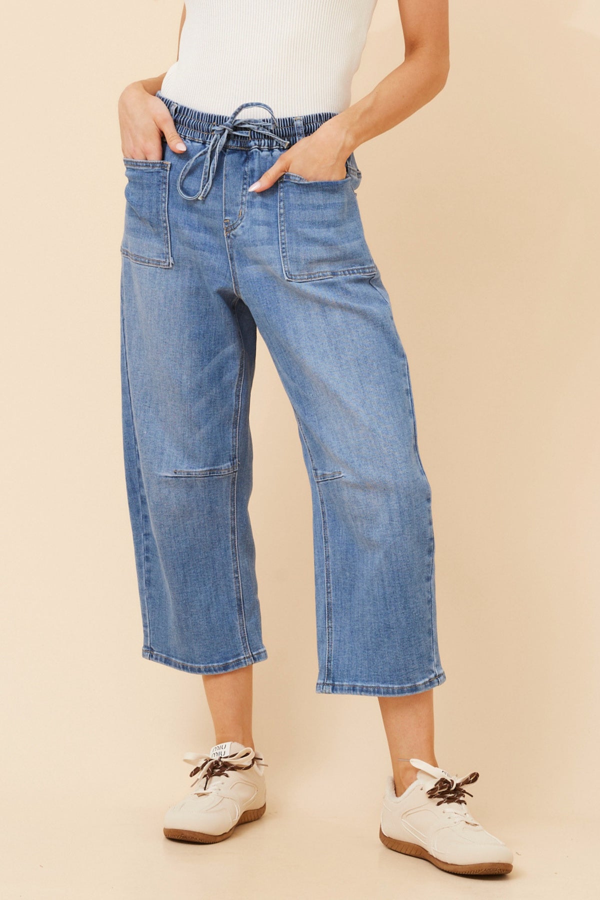 Luma Solid Denim Pants (Light Denim)