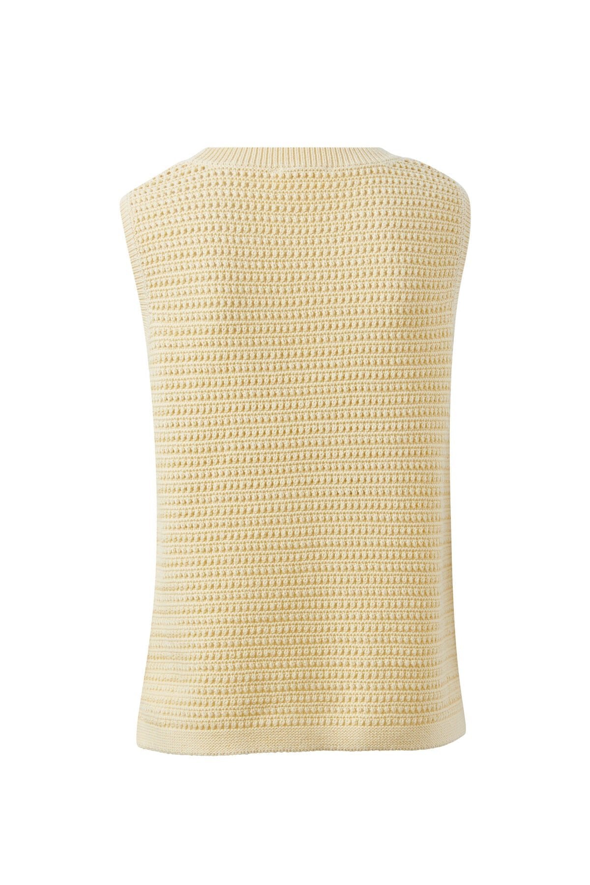 Maddy Mesh Knit Tank (New Butter) - Something For Me​​