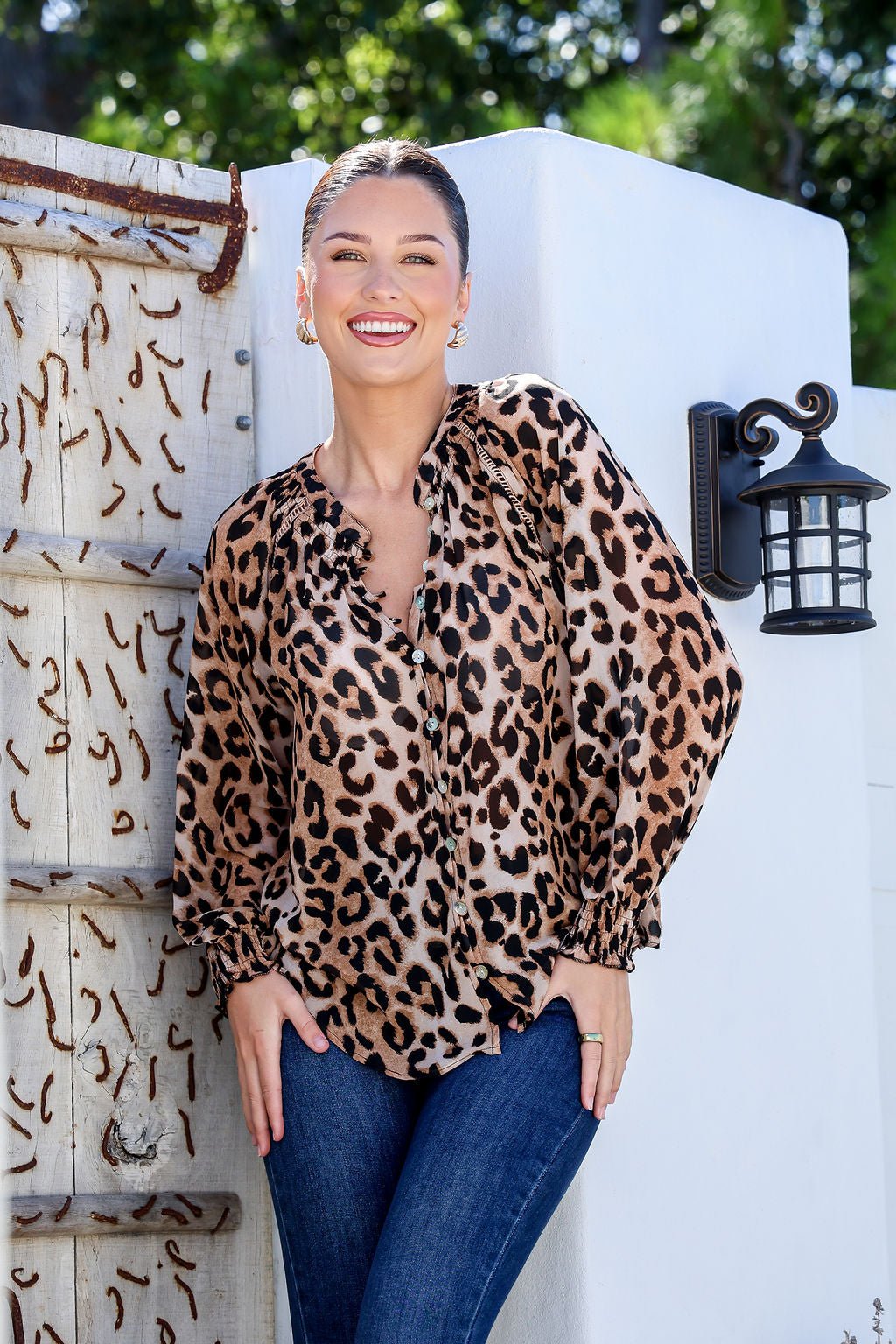Maddy Shirt (Leopard) - Something For Me​​
