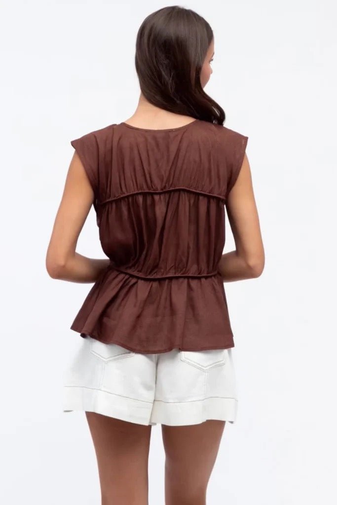 Maddy Top (Chocolate) - Something For Me​​