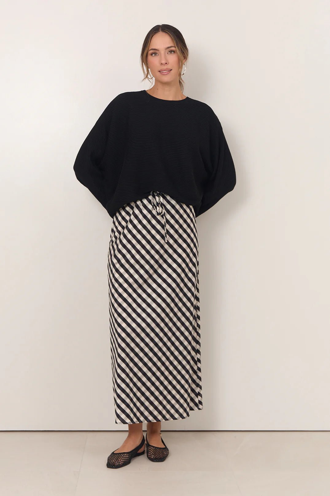 Mae Gingham Maxi Skirt - Something For Me​​