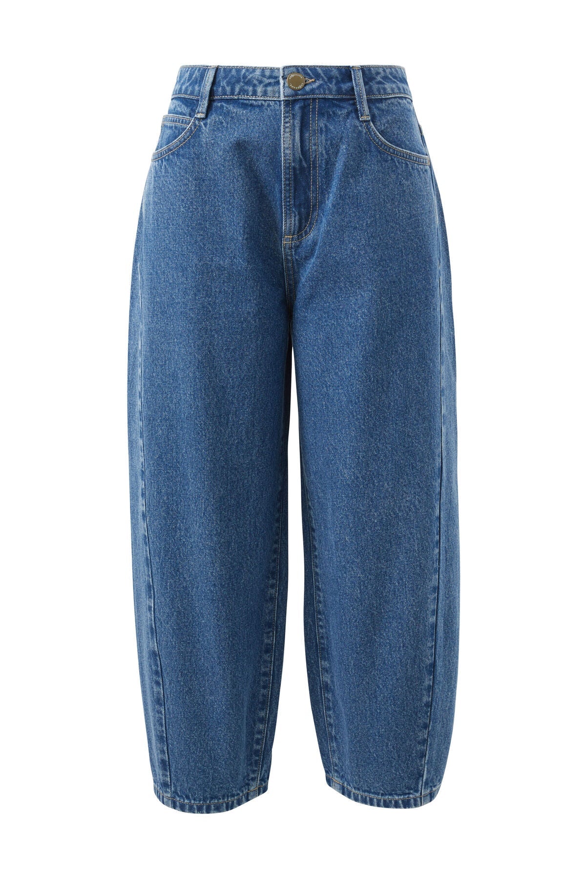 Maggie Tapered Barrel Jean (Fresh Indigo) - Something For Me​​