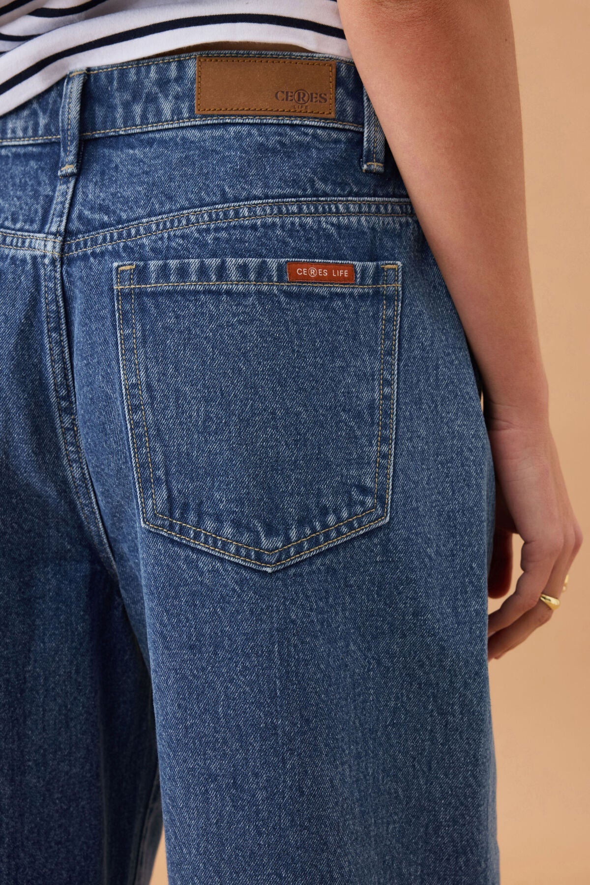 Maggie Tapered Barrel Jean (Fresh Indigo) - Something For Me​​