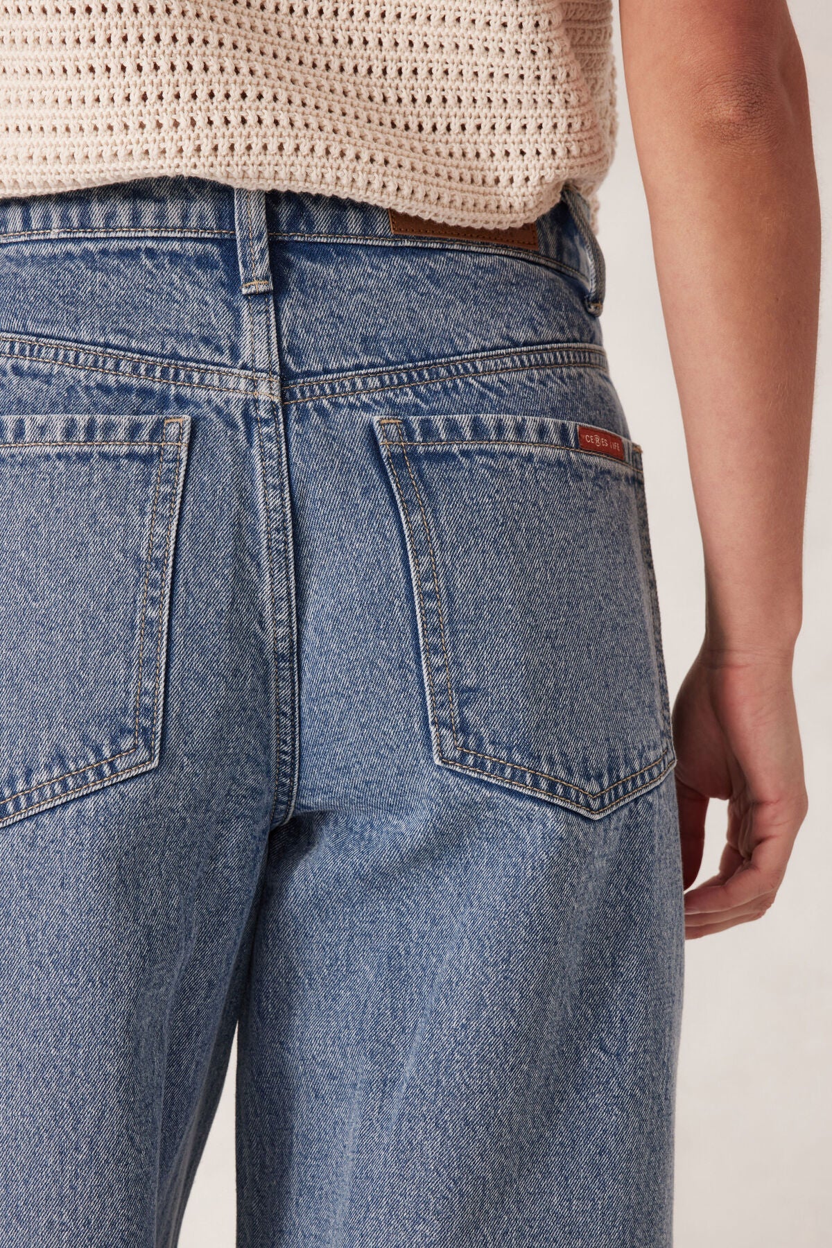 Maggie Tapered Barrel Jean (Mid Vintage Blue) - Something For Me​​