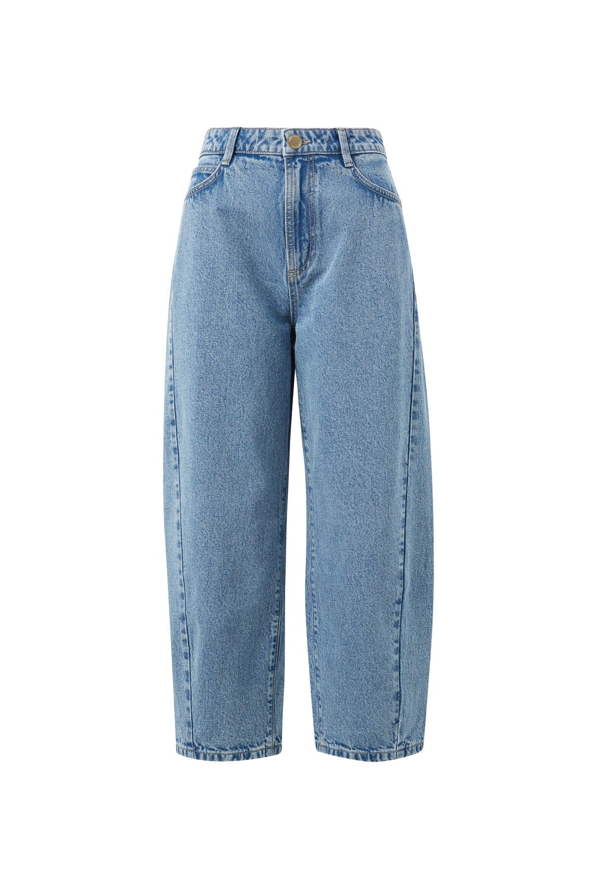 Maggie Tapered Barrel Jean (Mid Vintage Blue) - Something For Me​​