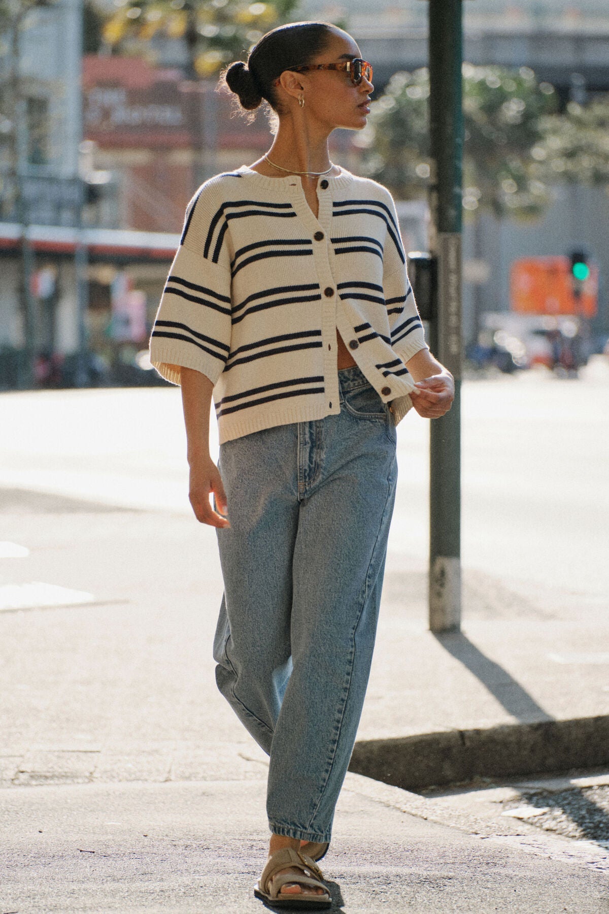 Maggie Tapered Barrel Jean (Mid Vintage Blue) - Something For Me​​